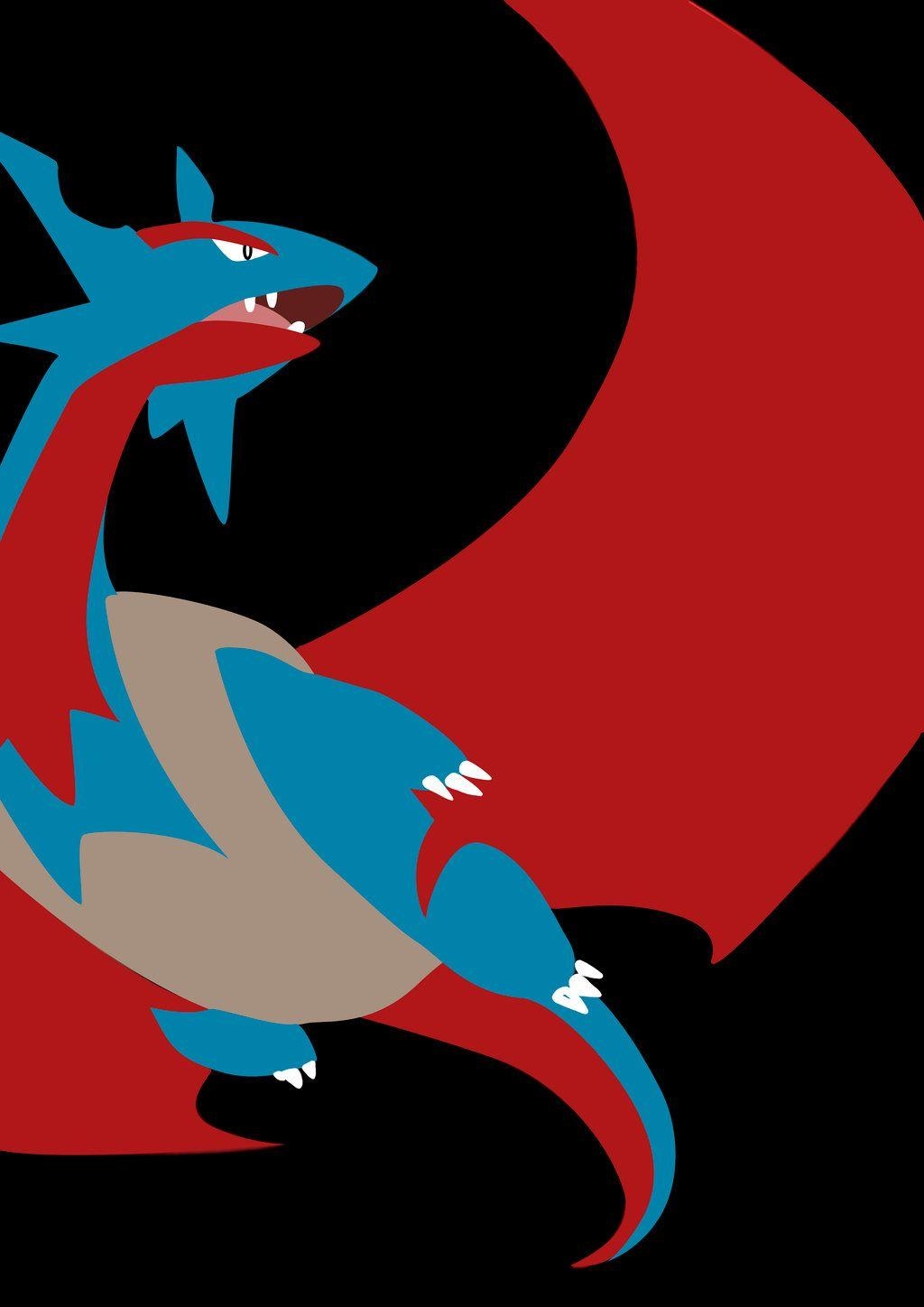 1030x1450 Mega Salamence Minimalist, Phone