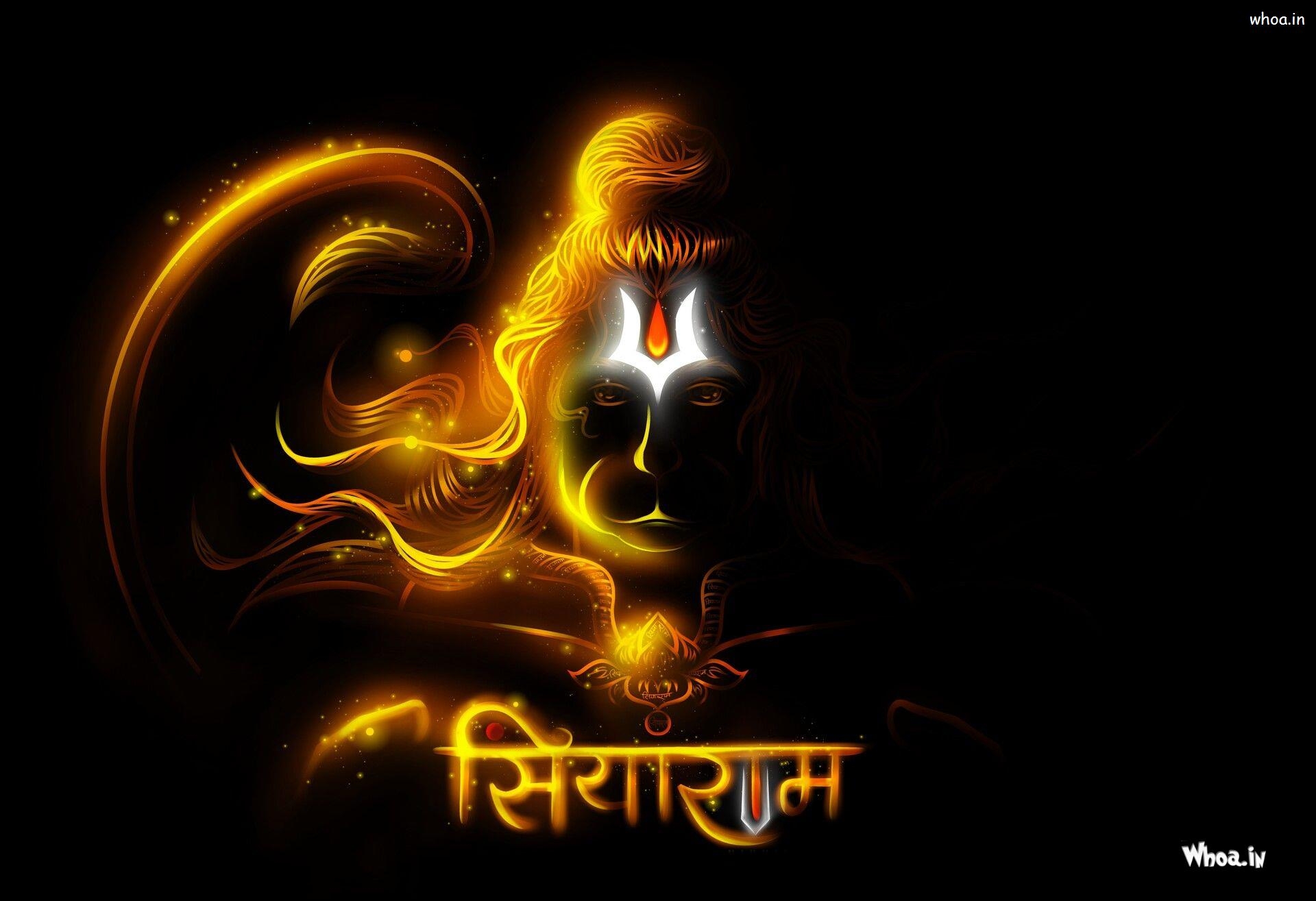 1920x1320 Hanuman In Black Smoke Background Hanuman, HD Wallpaper, Desktop