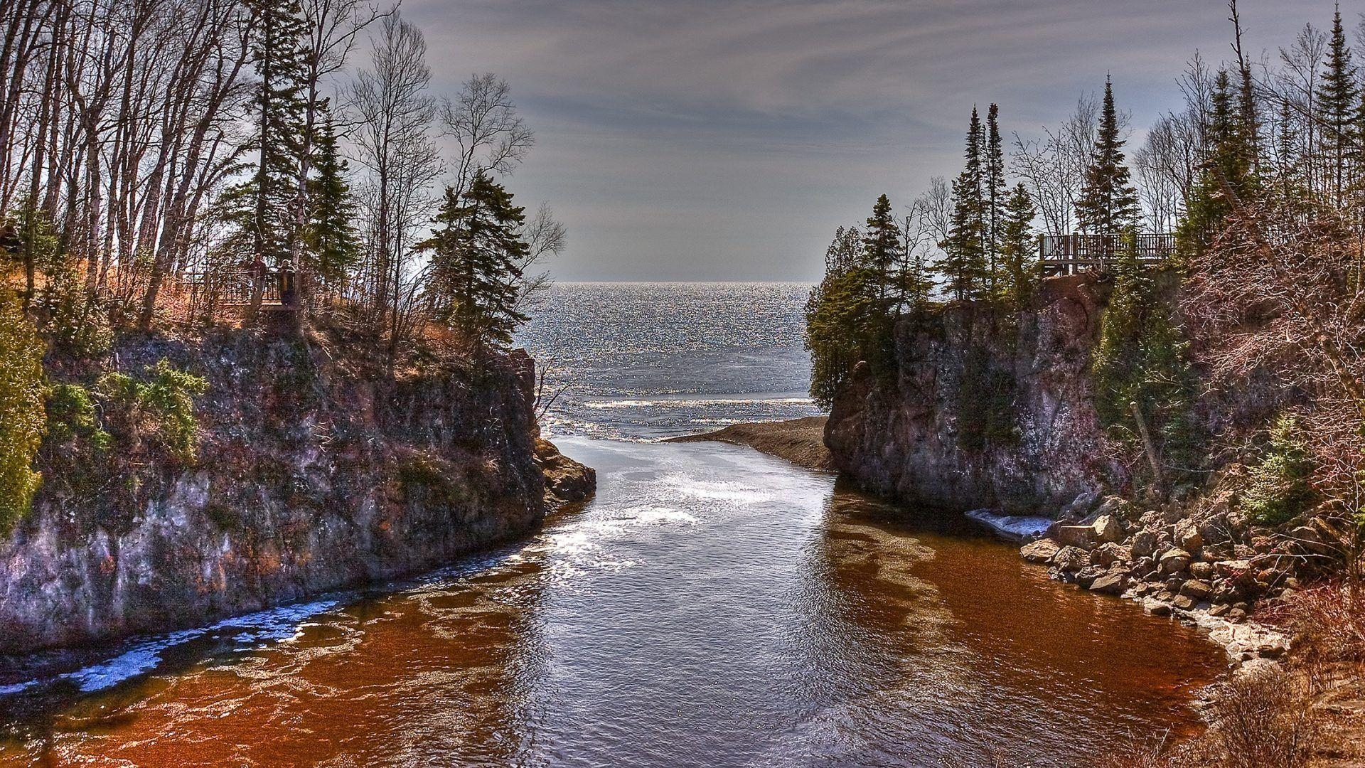 1920x1080 Temperance Tag wallpaper: Usa Temperance State River Trees Stream, Desktop