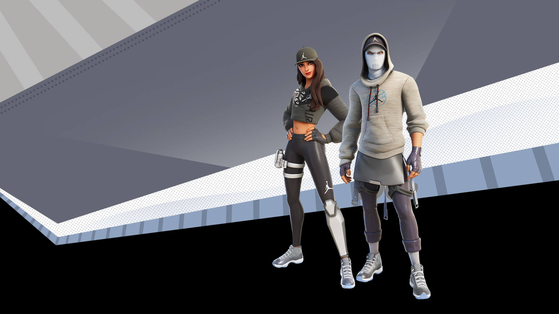 1920x1080 The Jumpman Zone and the Air Jordan XI 'Cool Grey' come to Fortnite, Desktop