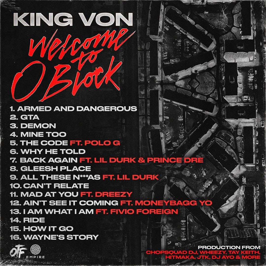 1080x1080 King Von Posthumously Releases Favorite Visual From 'Welcome To O'Block', Phone