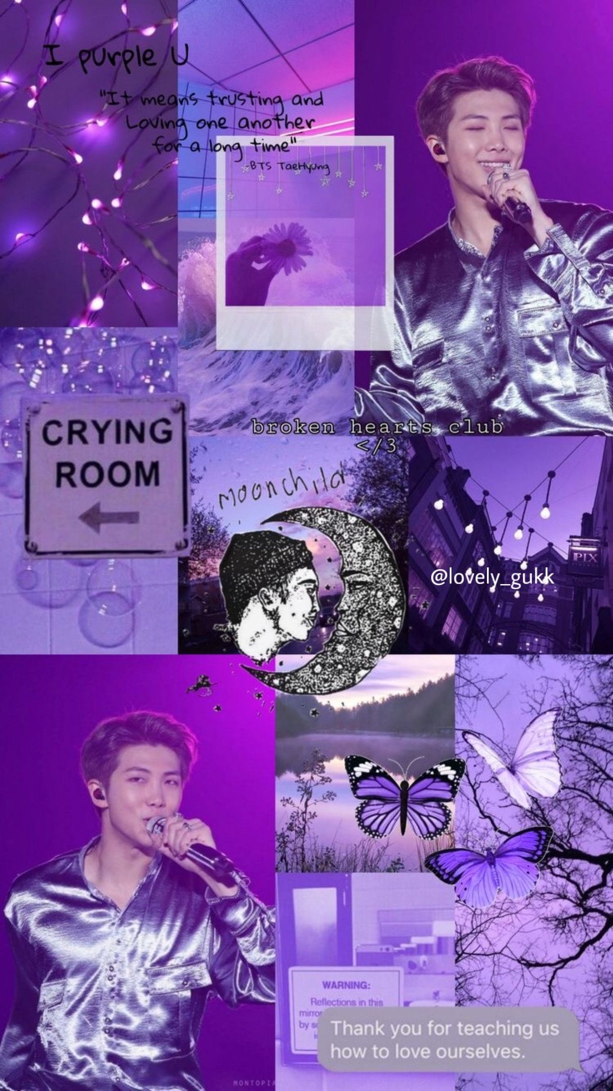 1250x2210 Bts Aesthetic Wallpaper Purple, Phone