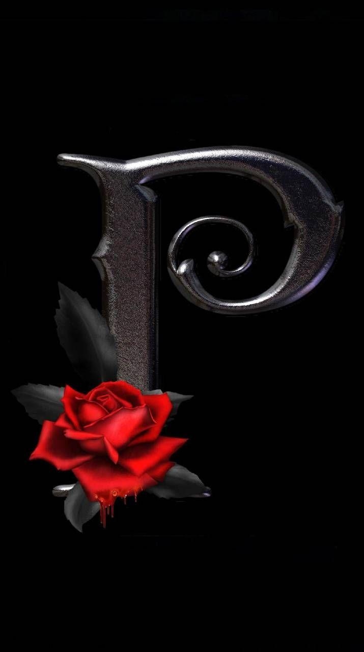 720x1280 Letter P Rose Wallpaper, Phone