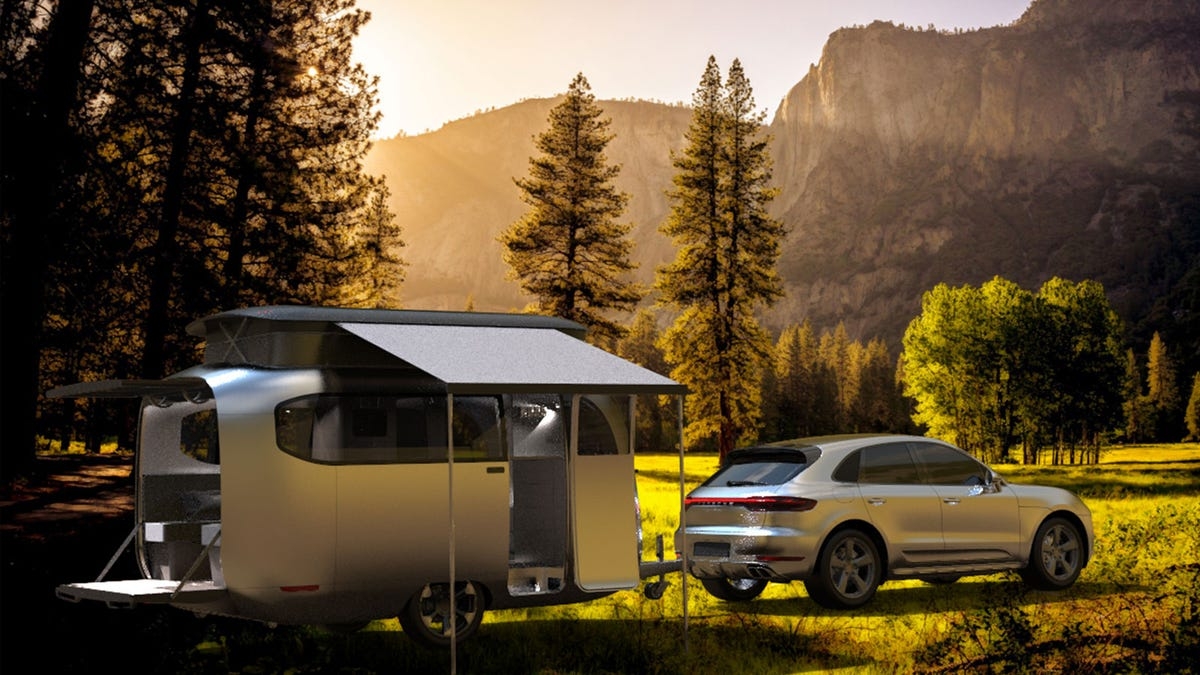 1200x680 Airstream and Porsche's Futuristic RV Would Look Great Hooked to Your Taycan, Desktop