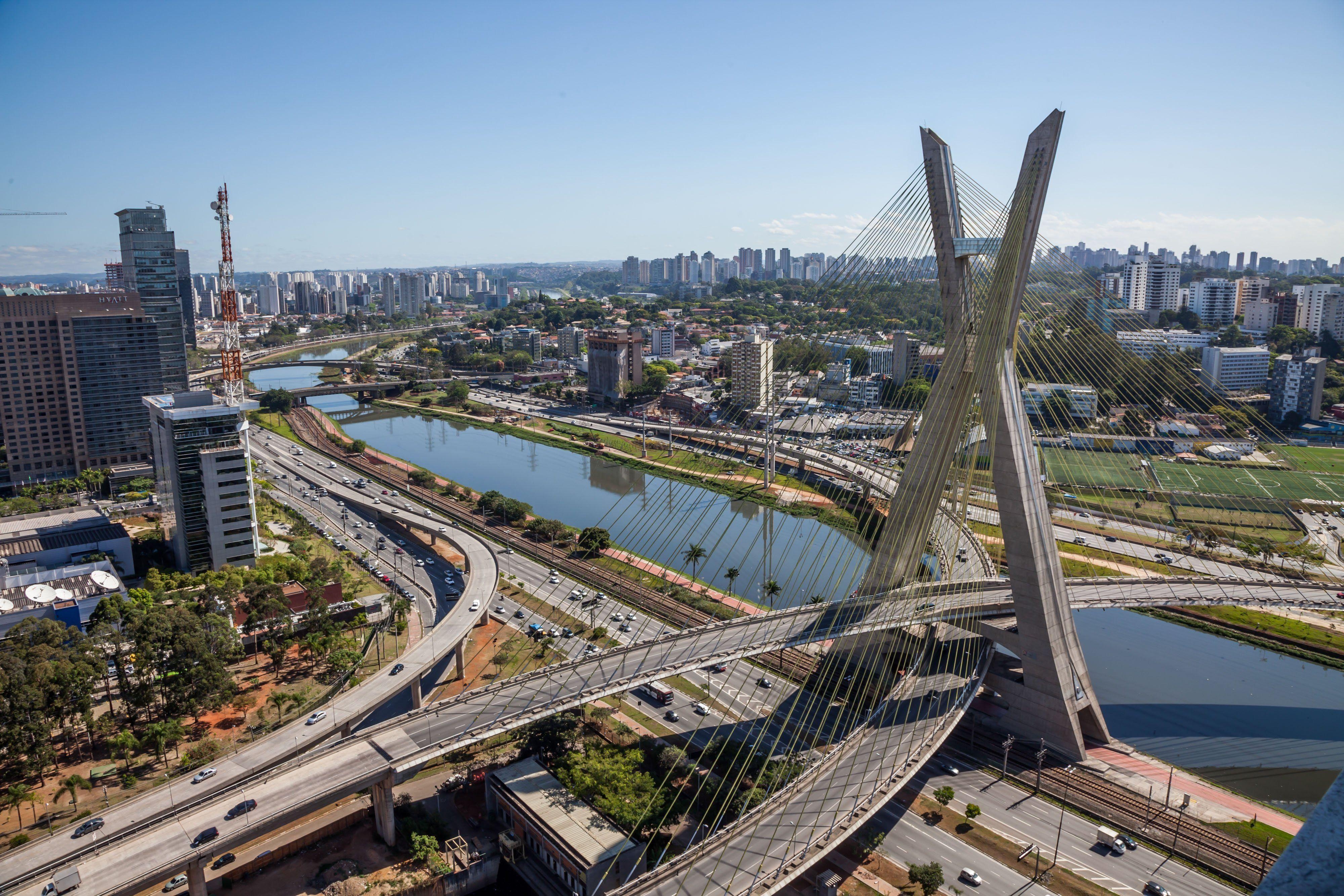 4000x2670 Octávio Frias De Oliveira Bridge Bridges Sao Paulo Brazil Octávio, Desktop