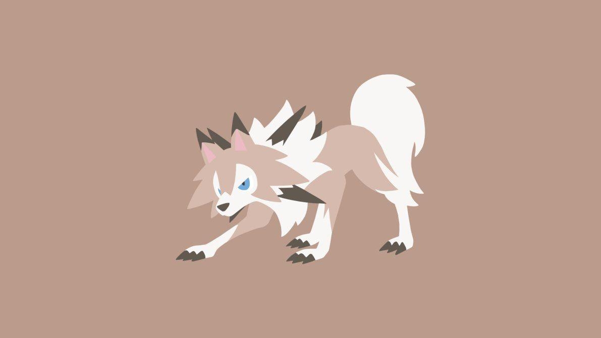 1200x670 lycanroc midday form in moon, Desktop