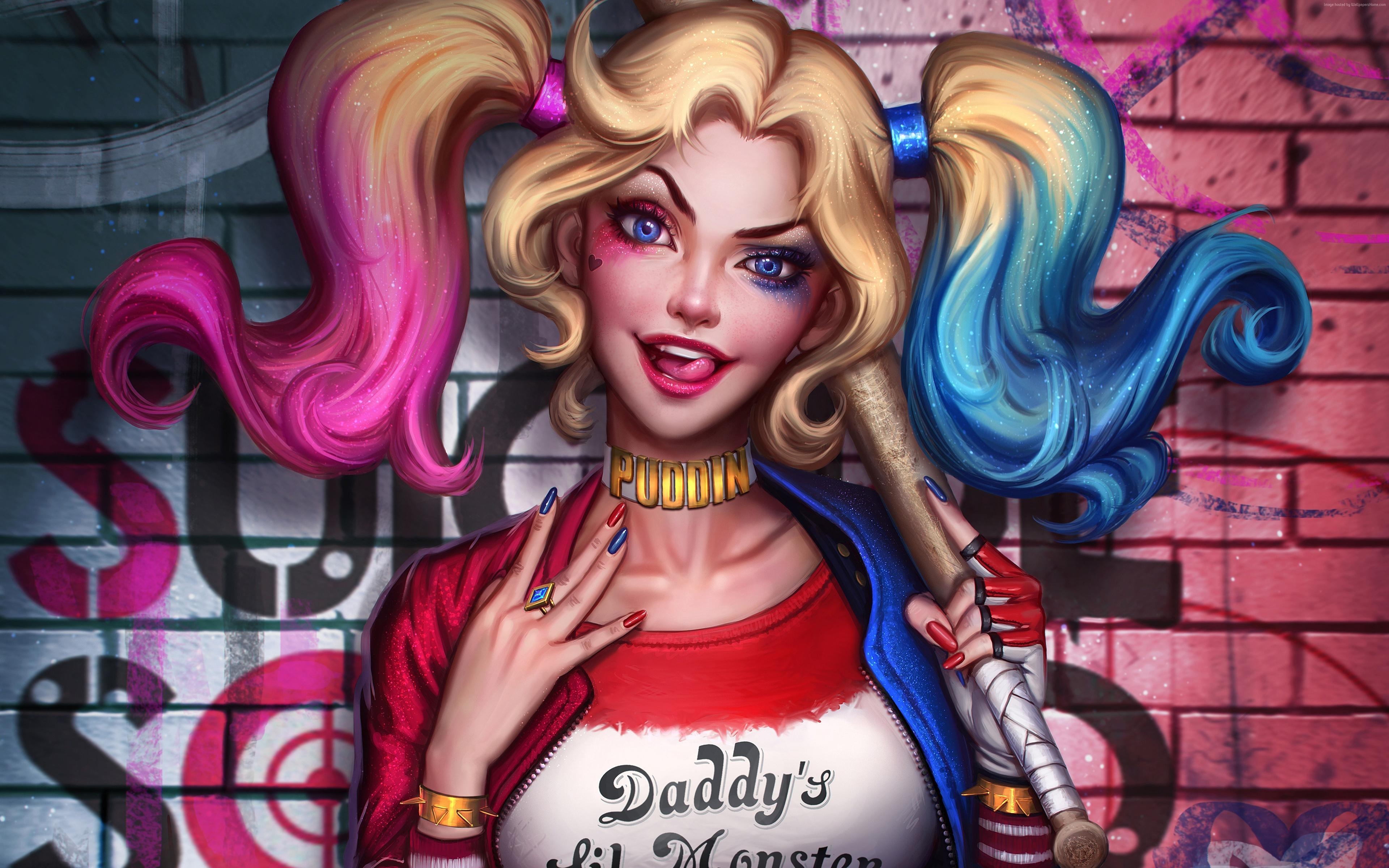 3840x2400 Harley Quinn 5K Wallpaper, Desktop