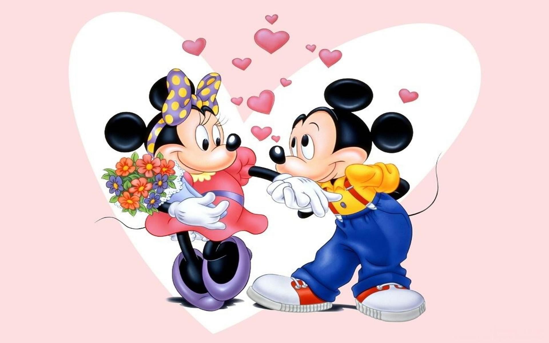 1920x1200 Free Mickey Mouse And Minnie Mouse Love, Download Free Clip, Desktop