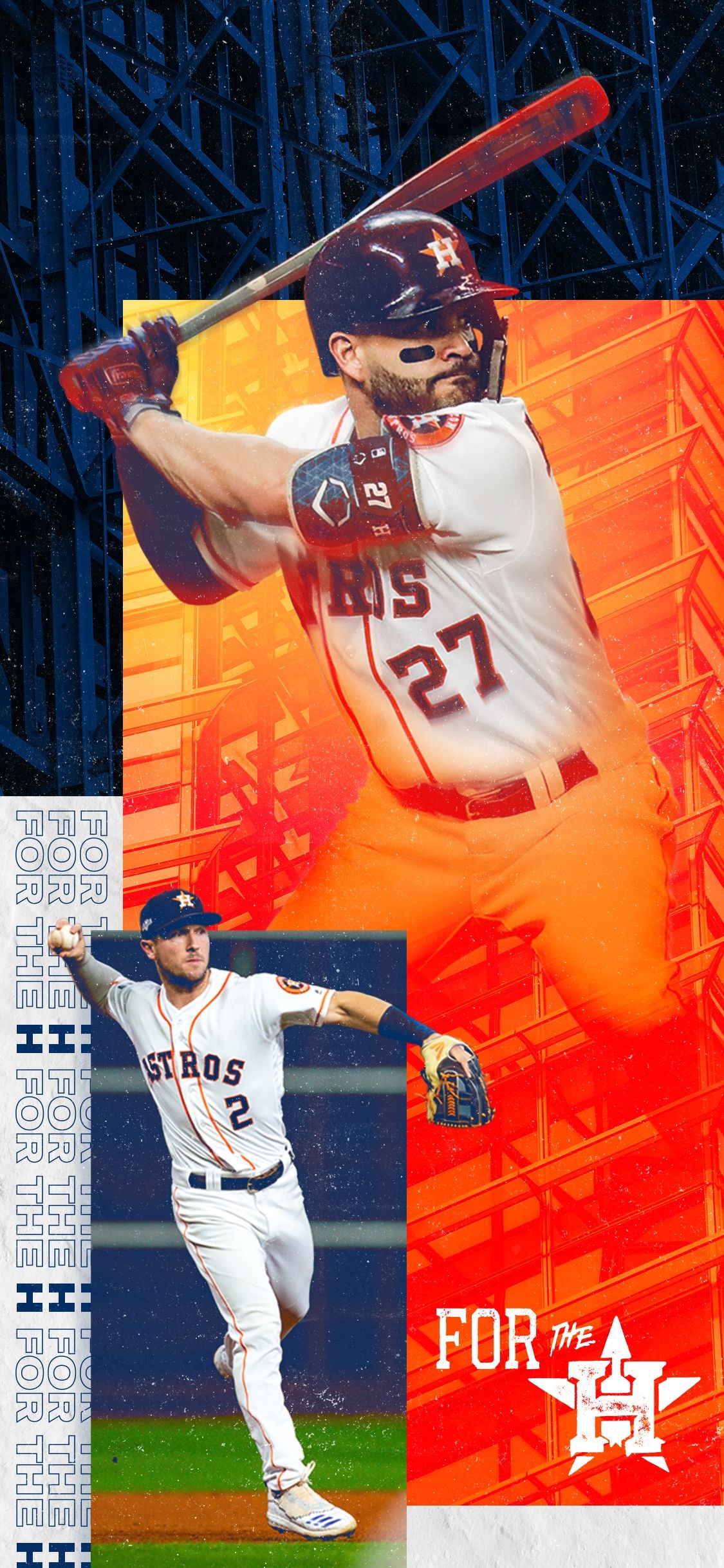 1130x2440 Astros Wallpaper, Phone