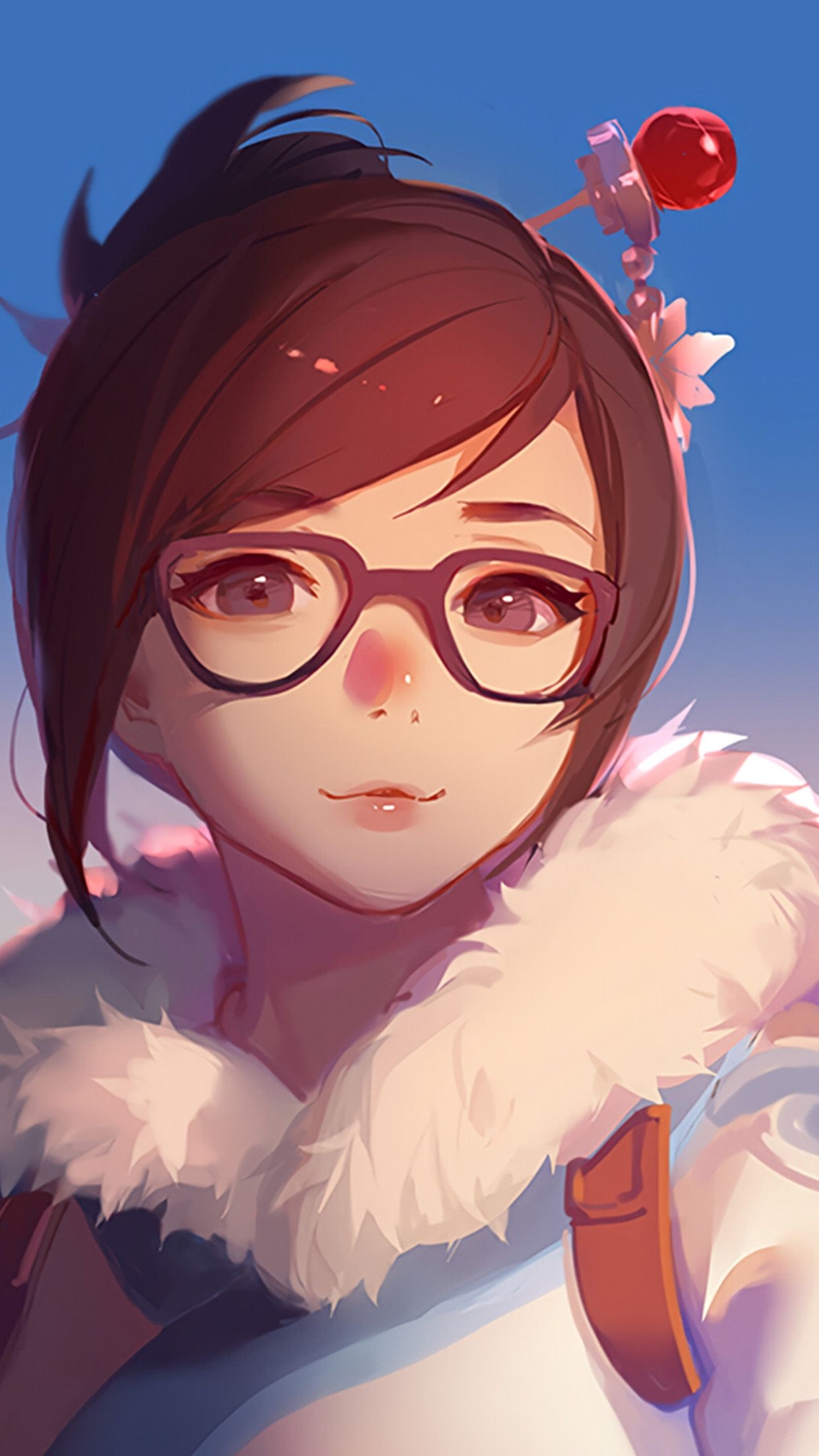 1250x2210 Mei Overwatch Game Art Illustration Cute Wallpaper, Phone