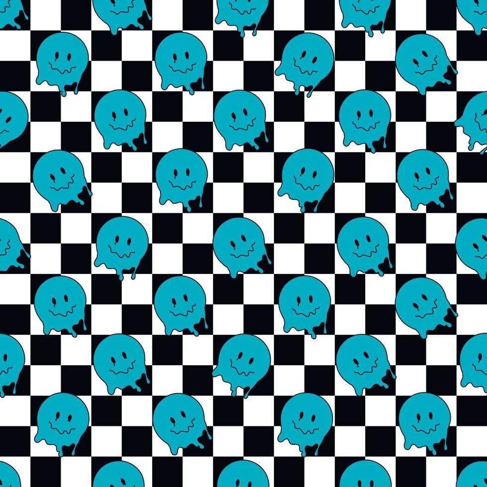 980x980 Funny smile dope faces seamless pattern, Phone