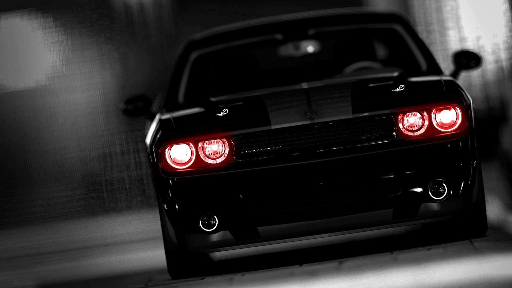 1680x950 Dodge Challenger HD Wallpaper Black, Desktop