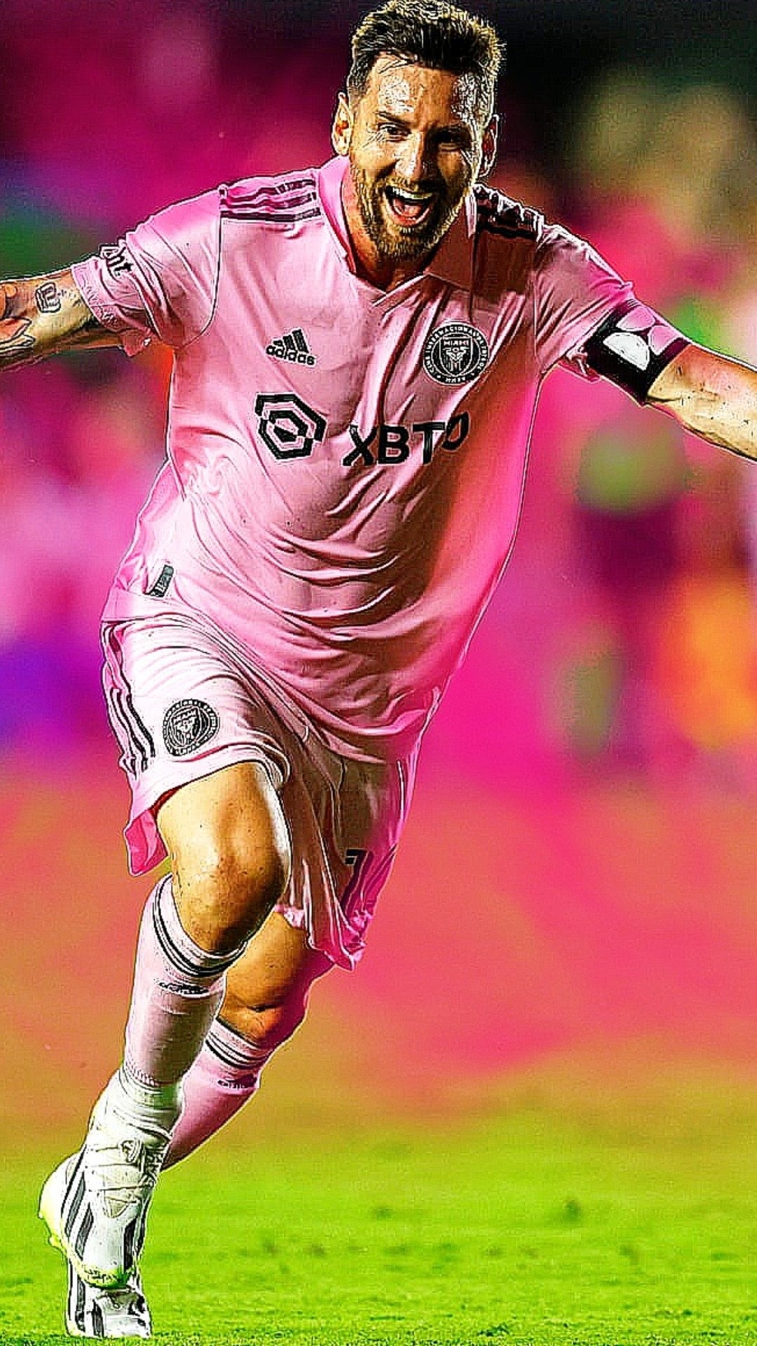 1080x1920 Lionel Messi Inter Miami Cell Phone Wallpaper HD 2023, Phone