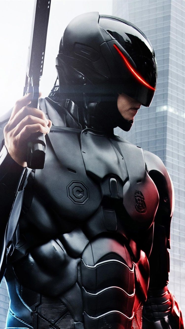 750x1340 RoboCop HD  IPhone 8 7 6 6S Wallpaper, Background, Picture, Image, Phone