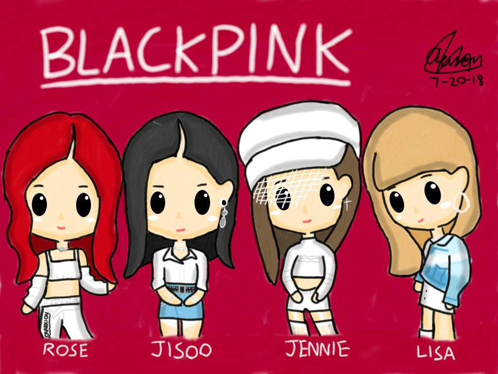 1030x770 ·Blackpink Chibi Fanart·. BLINK (블링크) Amino, Desktop