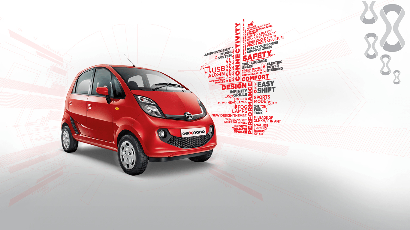 1370x770 TATA GENX NANO XE Photo, Image and Wallpaper, Colours, Desktop