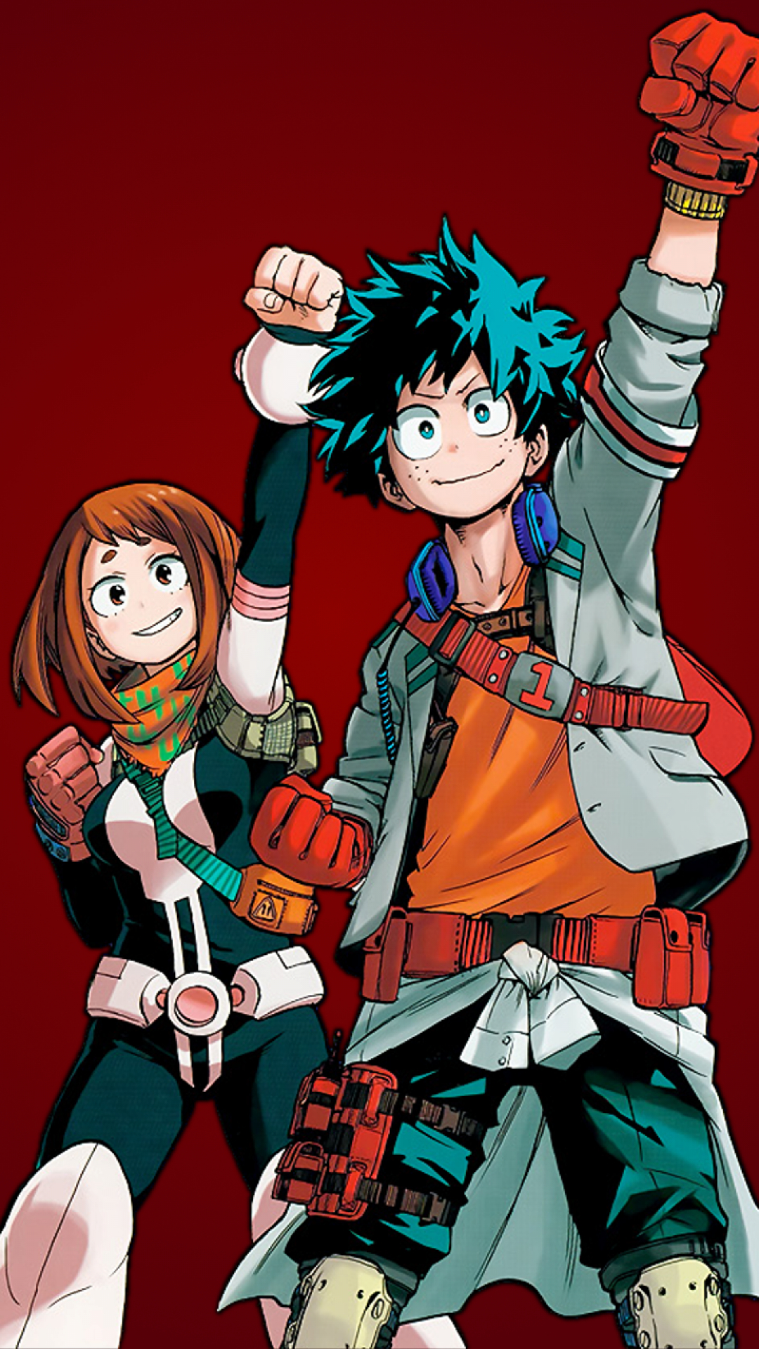 1080x1920 Deku And Uraraka Wallpaper / iPhone HD Wallpaper Background Download () (2021), Phone