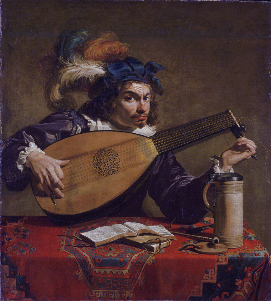 930x1040 Lute Player Theodoor Rombouts on USEUM, Phone