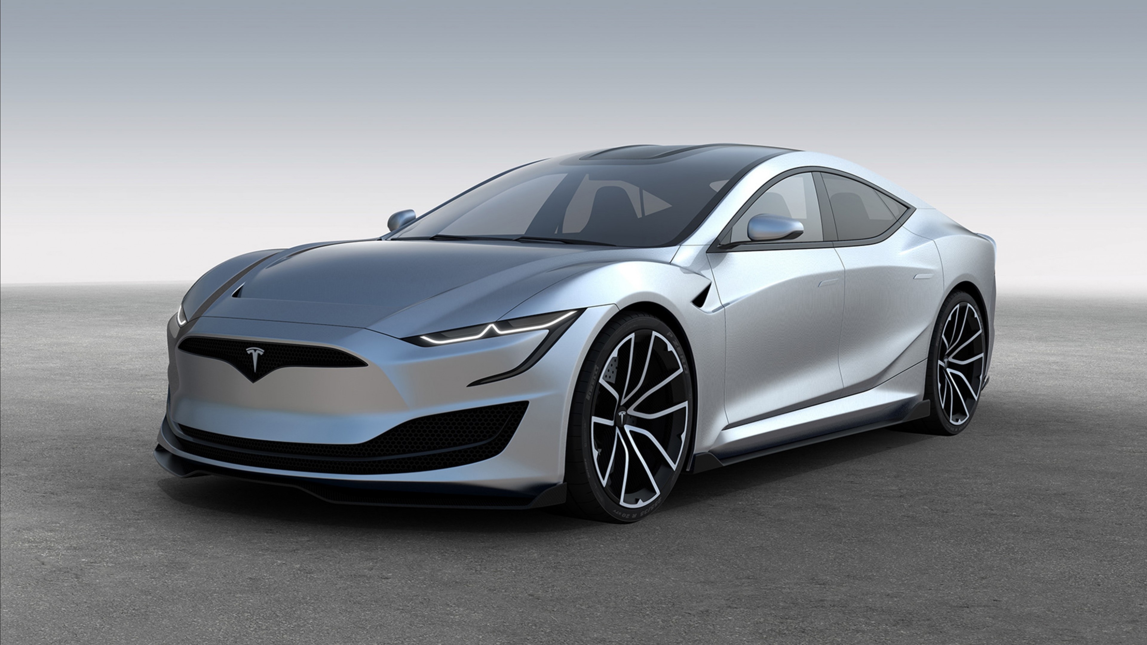 3840x2160 Wallpaper Tesla Model S II, electric cars, 4K, Cars & Bikes, Desktop