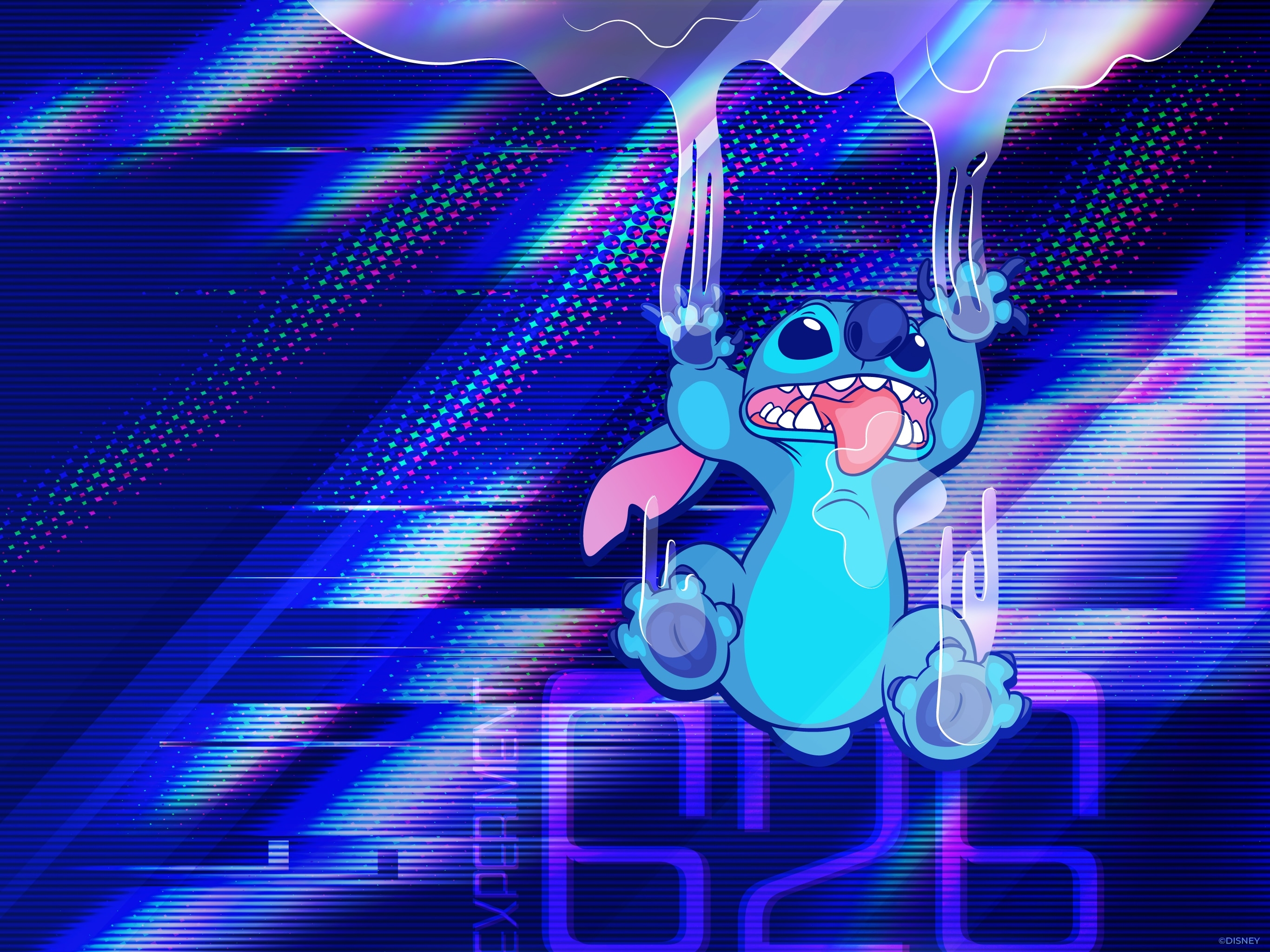 2740x2050 2023 Stitch Experiment 626 Glitch, Desktop