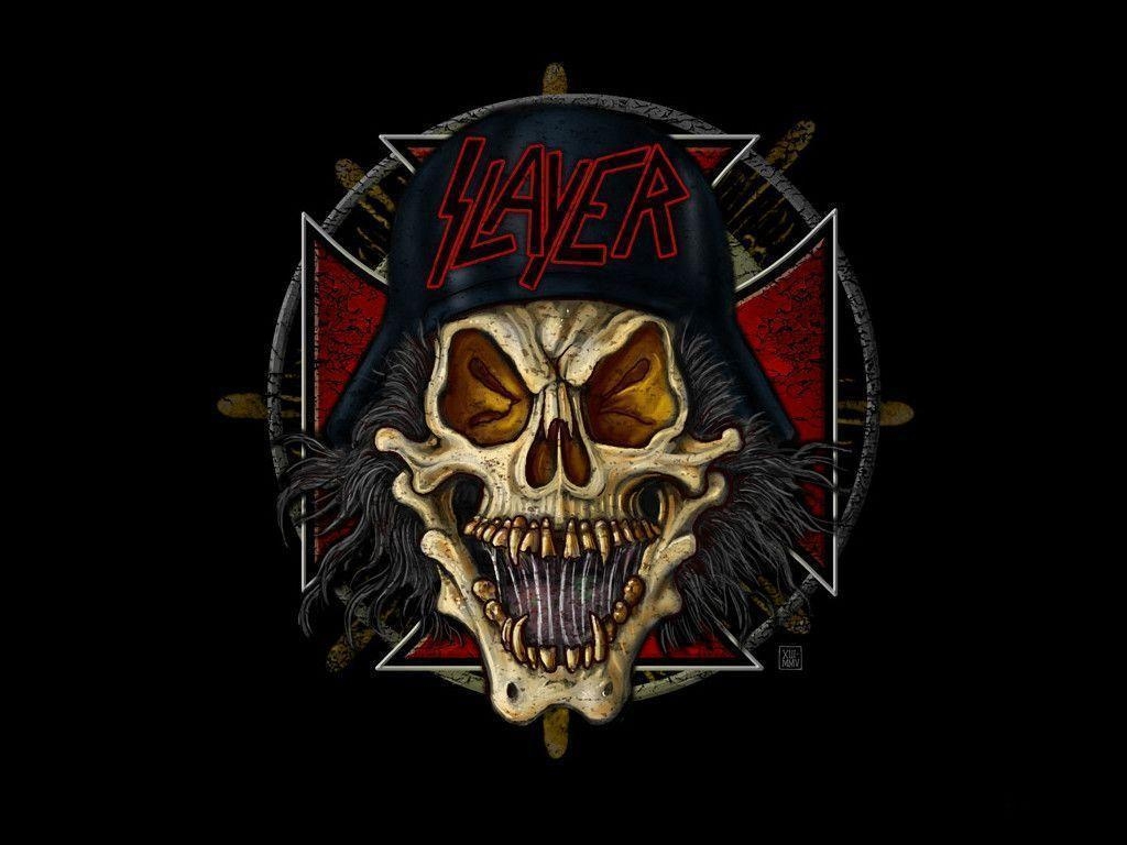 1030x770 Download Slayer Band Heavy Logo Metal Music Skull Thrash Wallpaper, Desktop