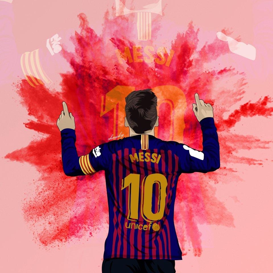 960x960 Lionel Messi 2019 wallpaper, Phone