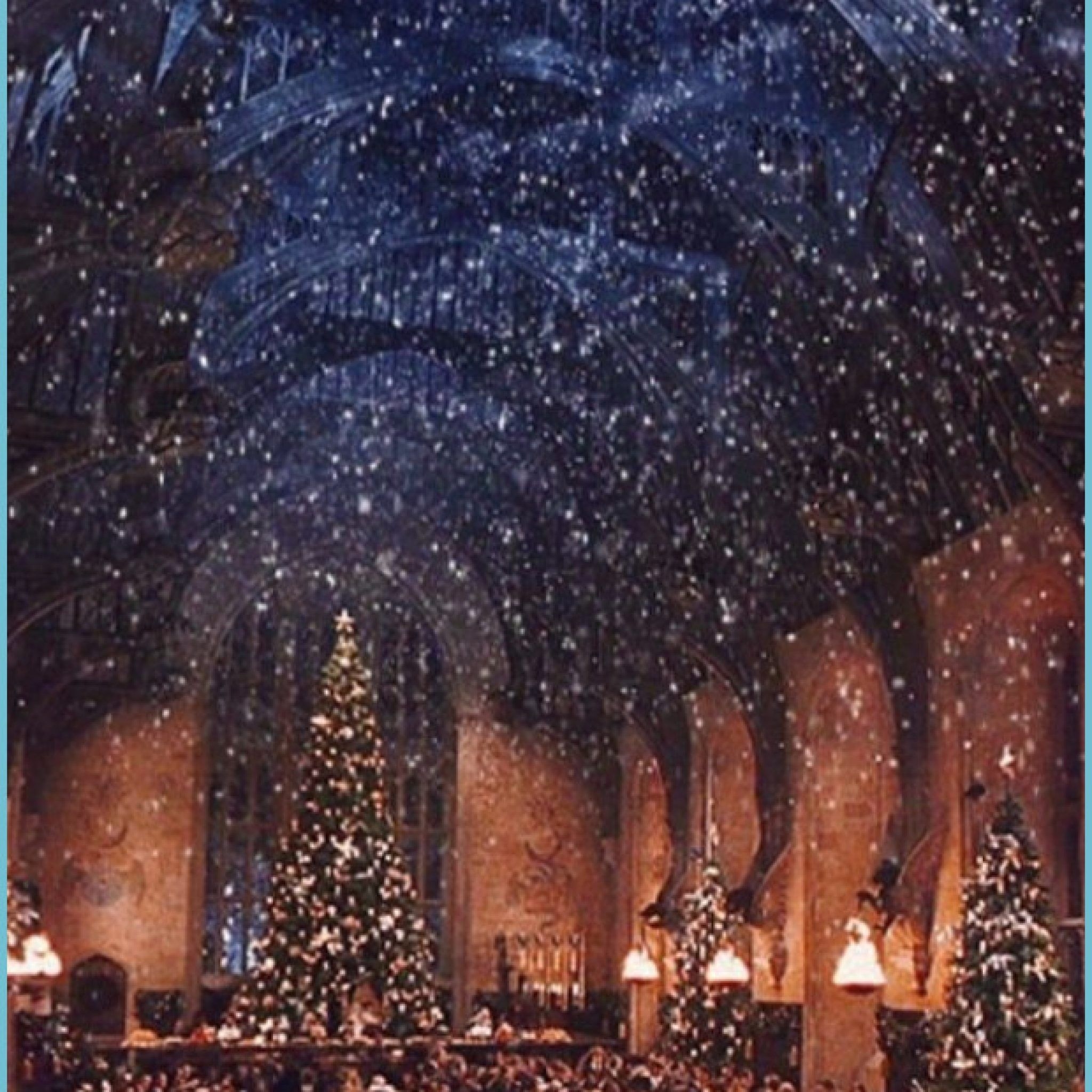 2050x2050 Note, Harry Potter fans: There will be a Christmas dinner inside potter christmas wallpaper, Phone