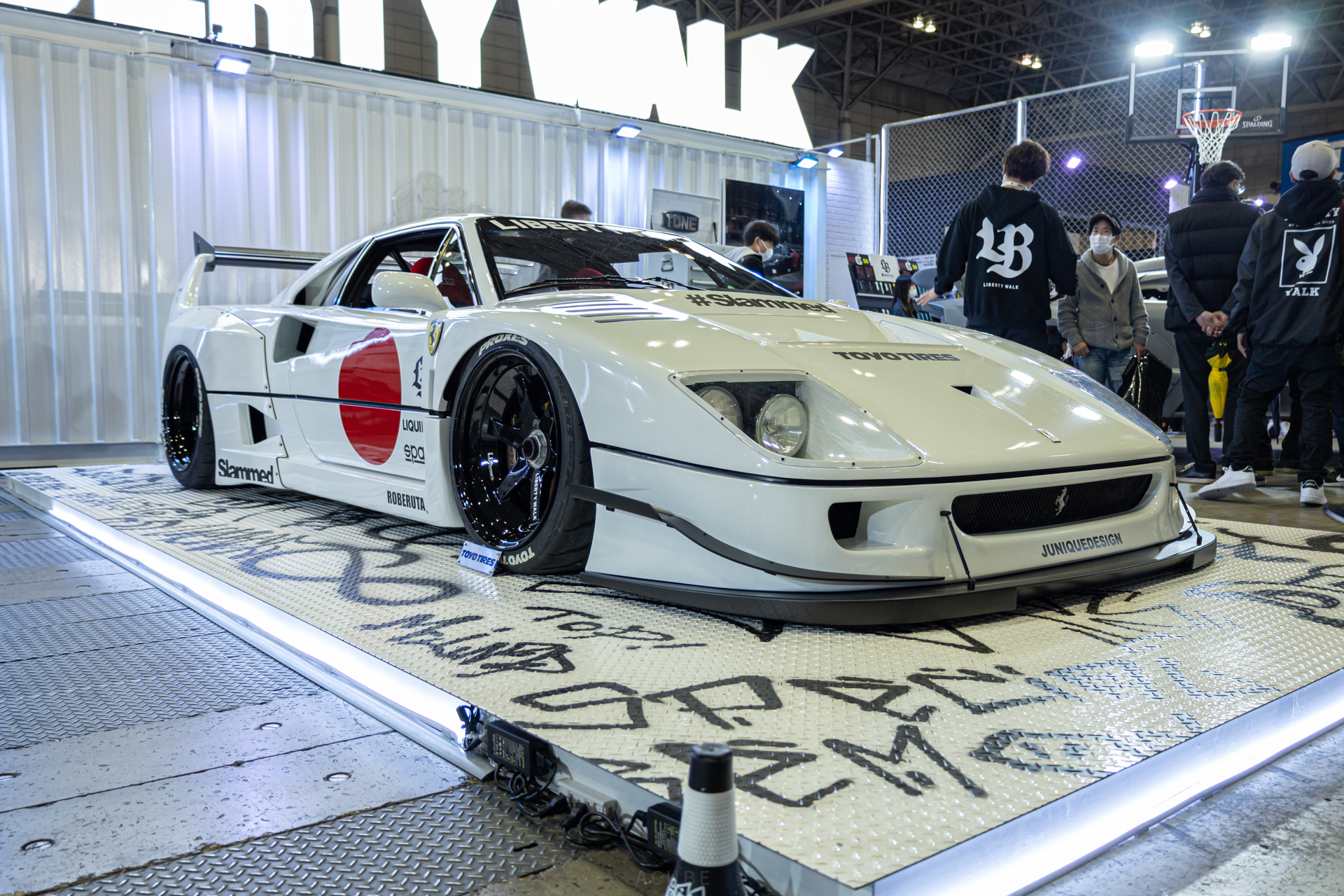 1920x1280 Tokyo Auto Salon 2023: Liberty Walk turns up the heat with a widebody Ferrari F Lifestyle News, Desktop