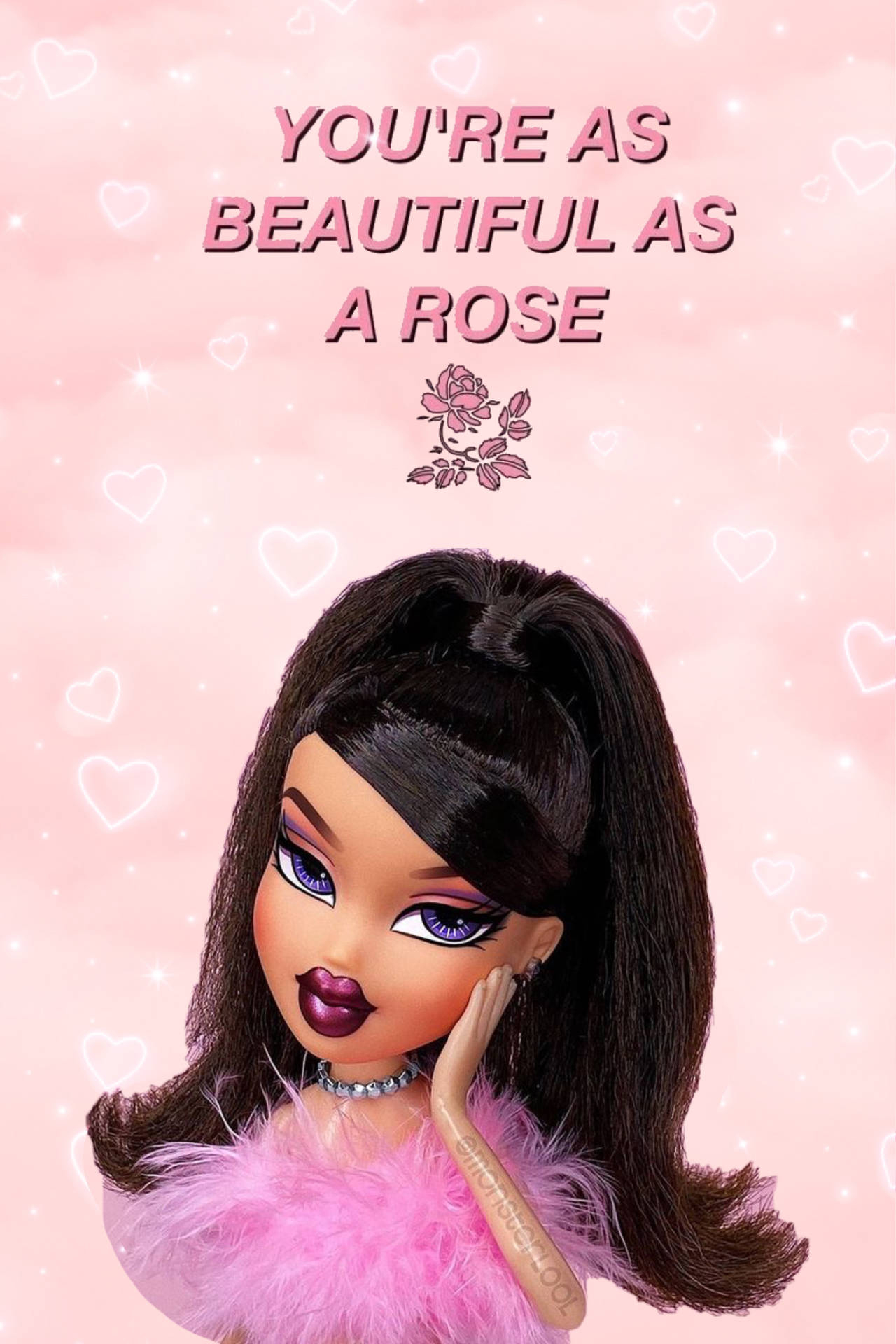 1280x1920 Download Beautiful Bratz Aesthetic Doll Quote Wallpaper, Phone