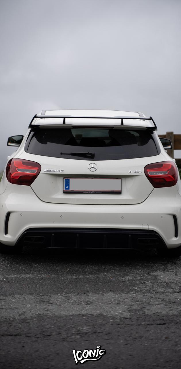 630x1280 Mercedes A45 AMG wallpaper, Phone