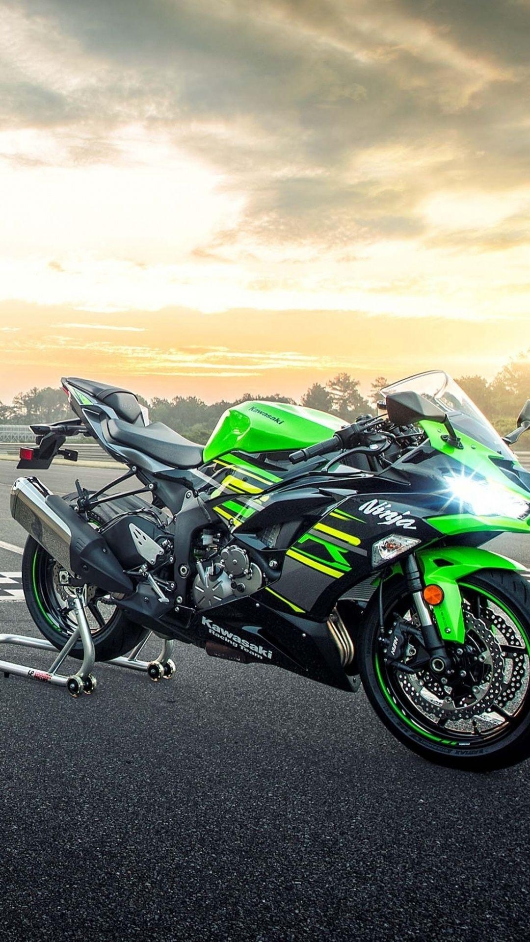 1080x1920 Kawasaki Ninja ZX 6R, Sport Bike,  Wallpaper. Kawasaki Ninja Zx6r, Sport Bikes, Kawasaki Ninja, Phone