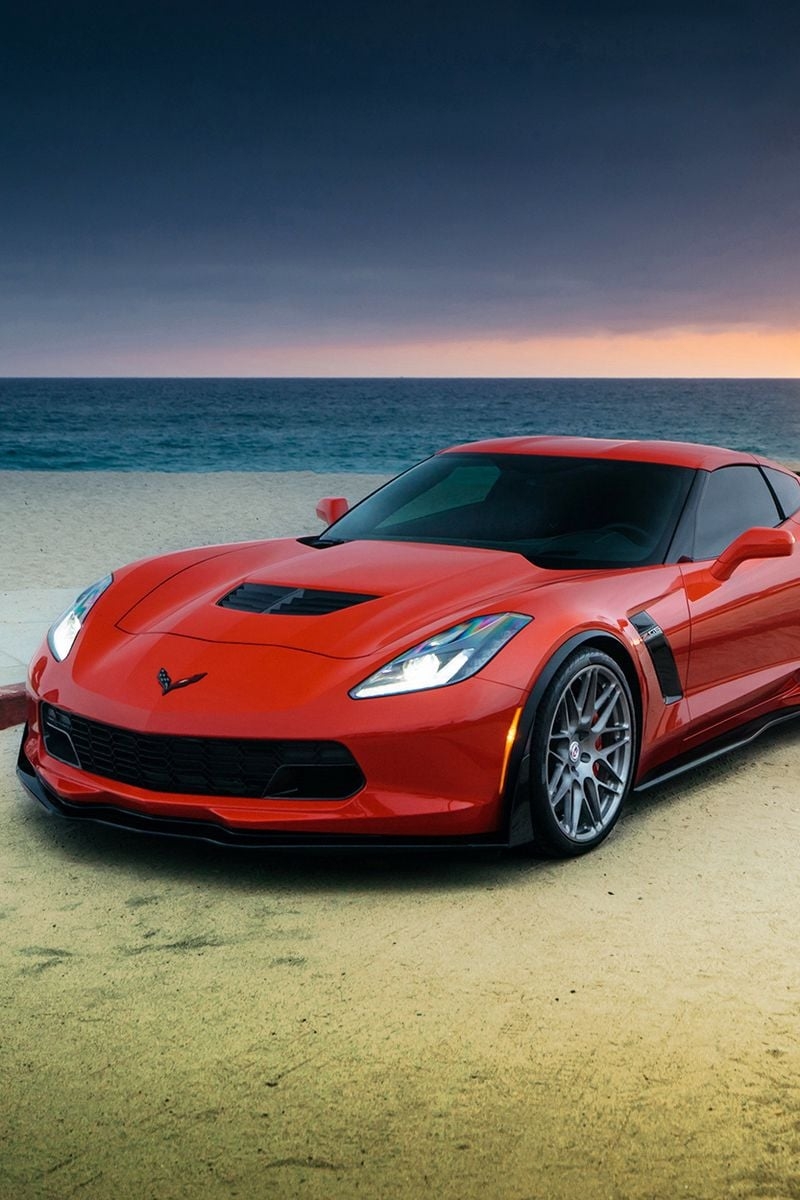 800x1200 Download Wallpaper  Chevrolet, Corvette, Z Red Iphone 4s 4 For Parallax HD Background, Phone