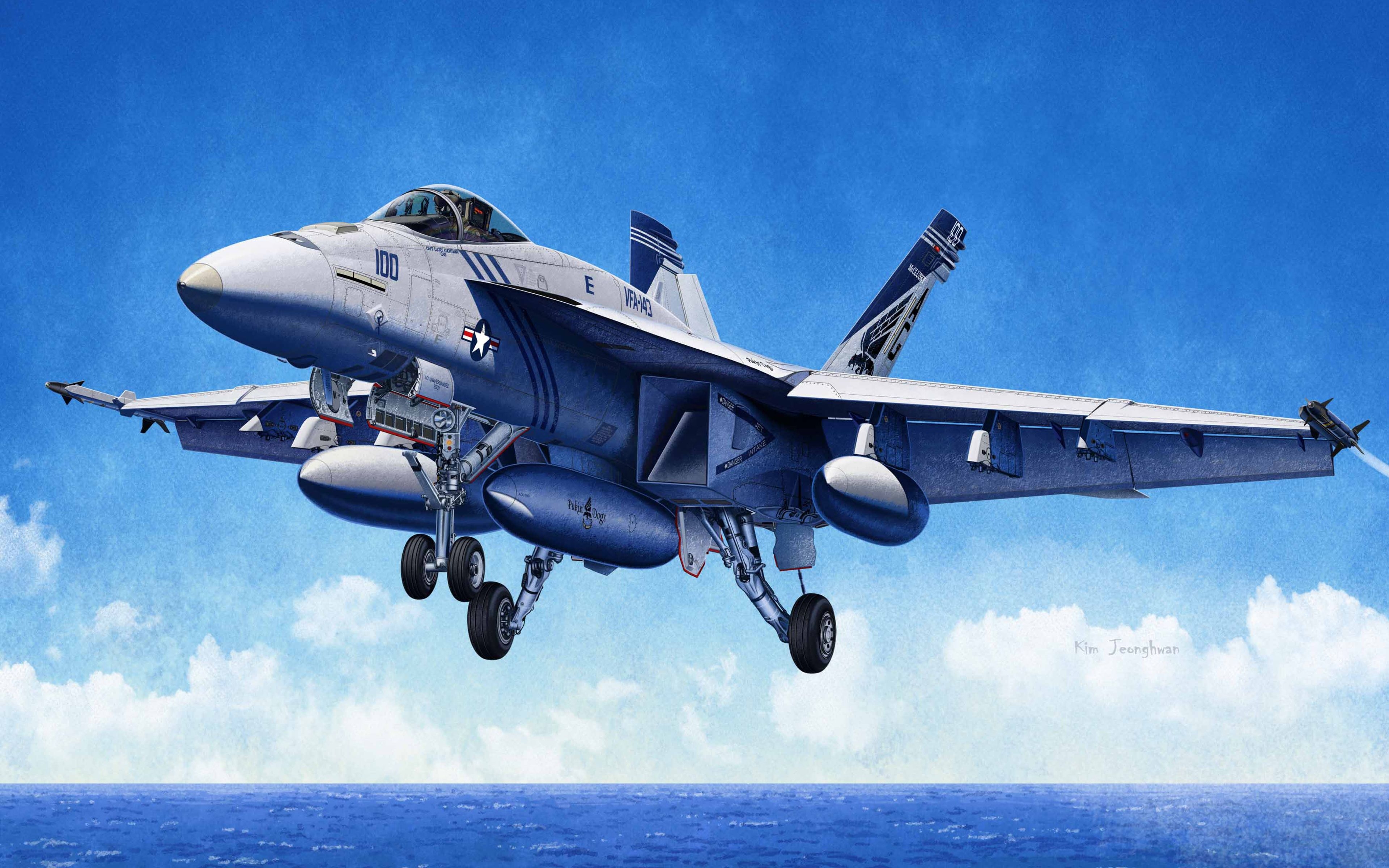 3840x2400 Mcdonnell Douglas Fa 18 Hornet, Deck Fighter, Military 72 F, Desktop