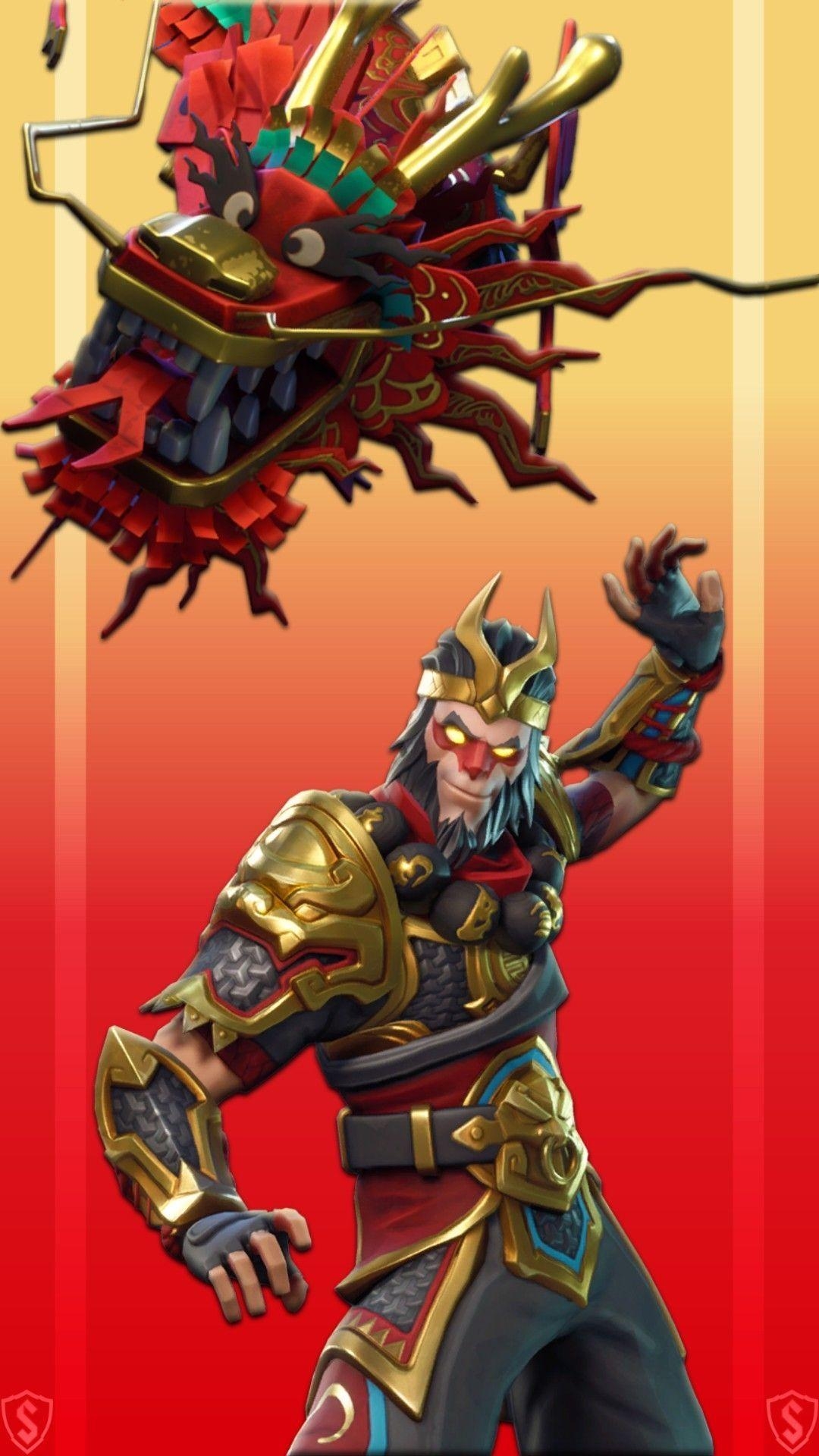 1080x1920 fortnite #fortnitewallpaper #fortnitebr #wukong #wukongfortnite, Phone