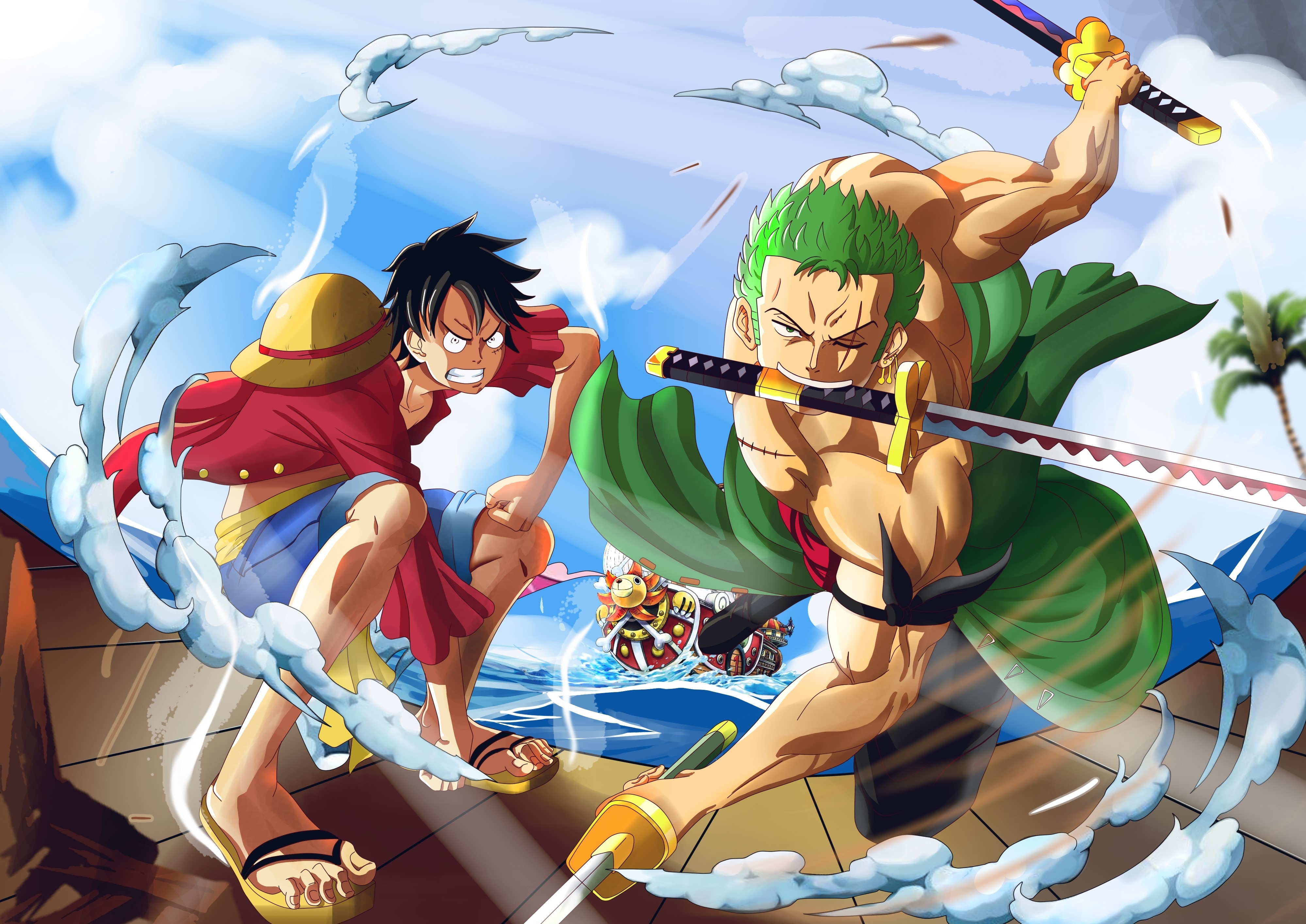 4000x2830 Roronoa Zoro Wallpaper and Background, Desktop