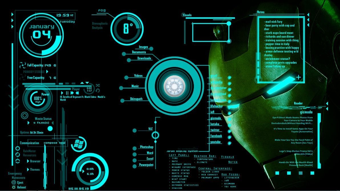 1200x670 Turn Your Laptop Into JARVIS From Iron Man ! Hackers Point. Live wallpaper for pc, Wallpaper pc, Live wallpaper, Desktop