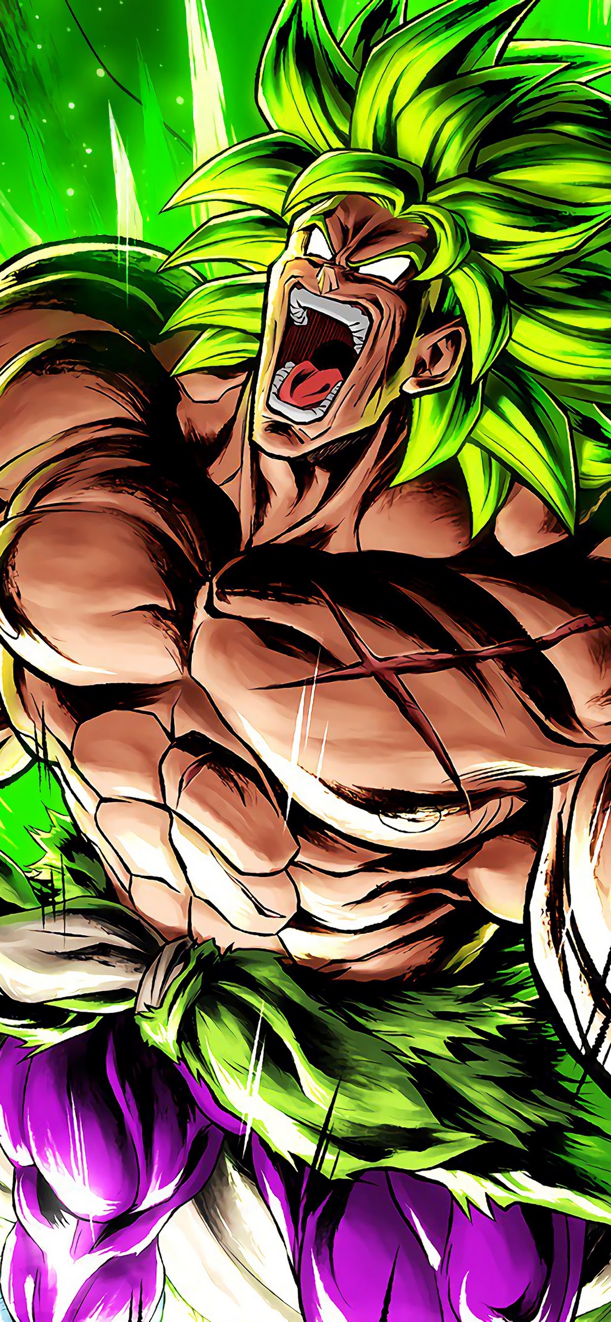 1250x2690 Dragon Ball Super: Broly Legendary Super Saiyan 4K Wallpaper, Phone