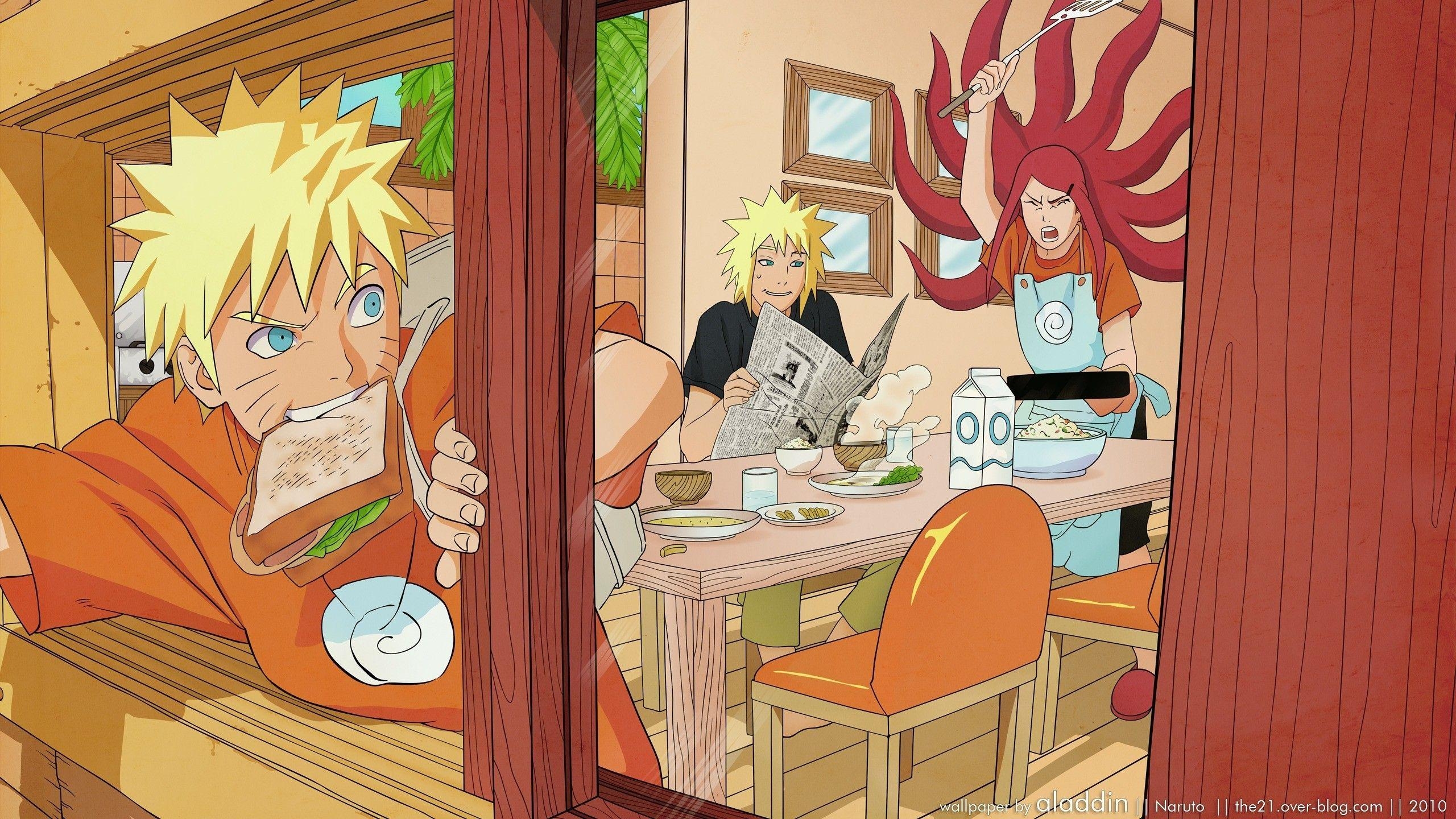 2560x1440 Jinchuuriki minato namikaze naruto shippuden uzumaki kushina, Desktop