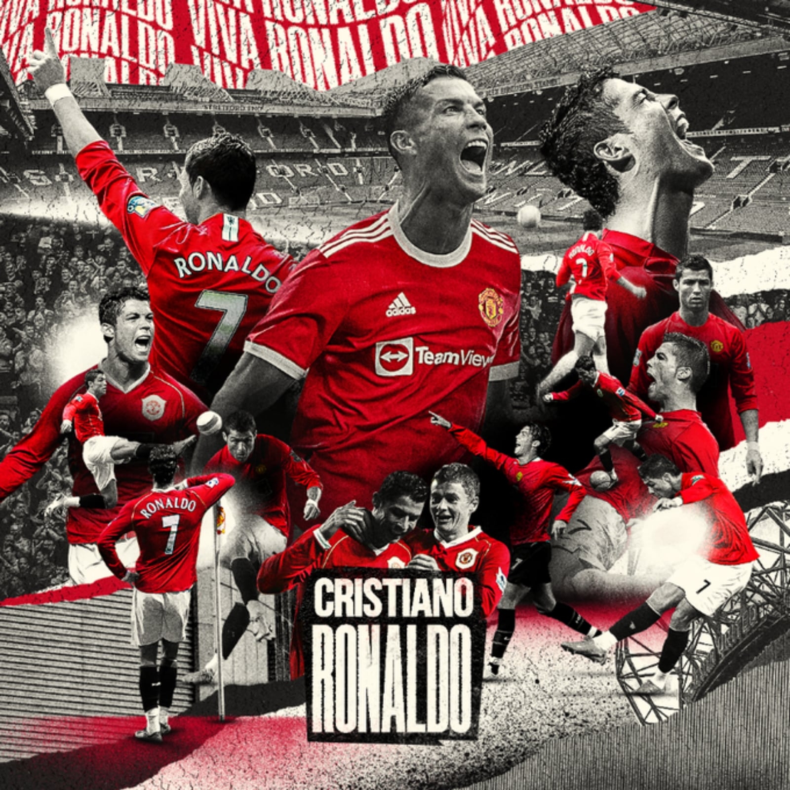 1600x1600 Free download Its Official Manchester United Complete Signing of Cristiano Ronaldo [] for your Desktop, Mobile & Tablet. Explore Cristiano Ronaldo Manchester United 2021 Wallpaper. Cristiano Ronaldo Wallpaper, Cristiano, Phone