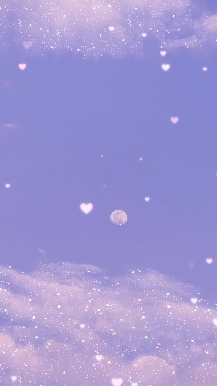 720x1280 Animated Aesthetic Moon and Clouds, Phone