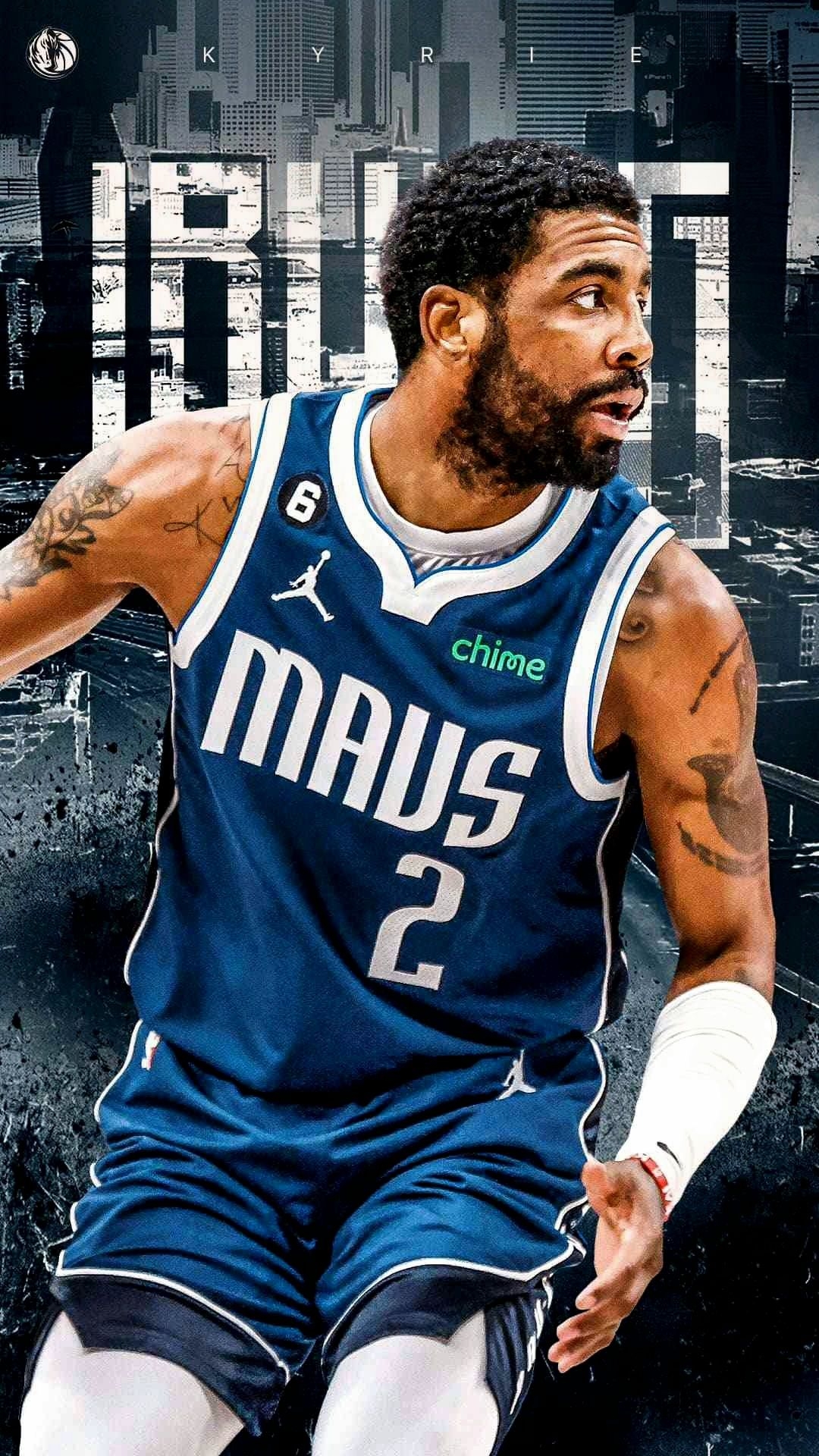 1080x1920 NBA Dallas Mavericks Kyrie Irving, Phone