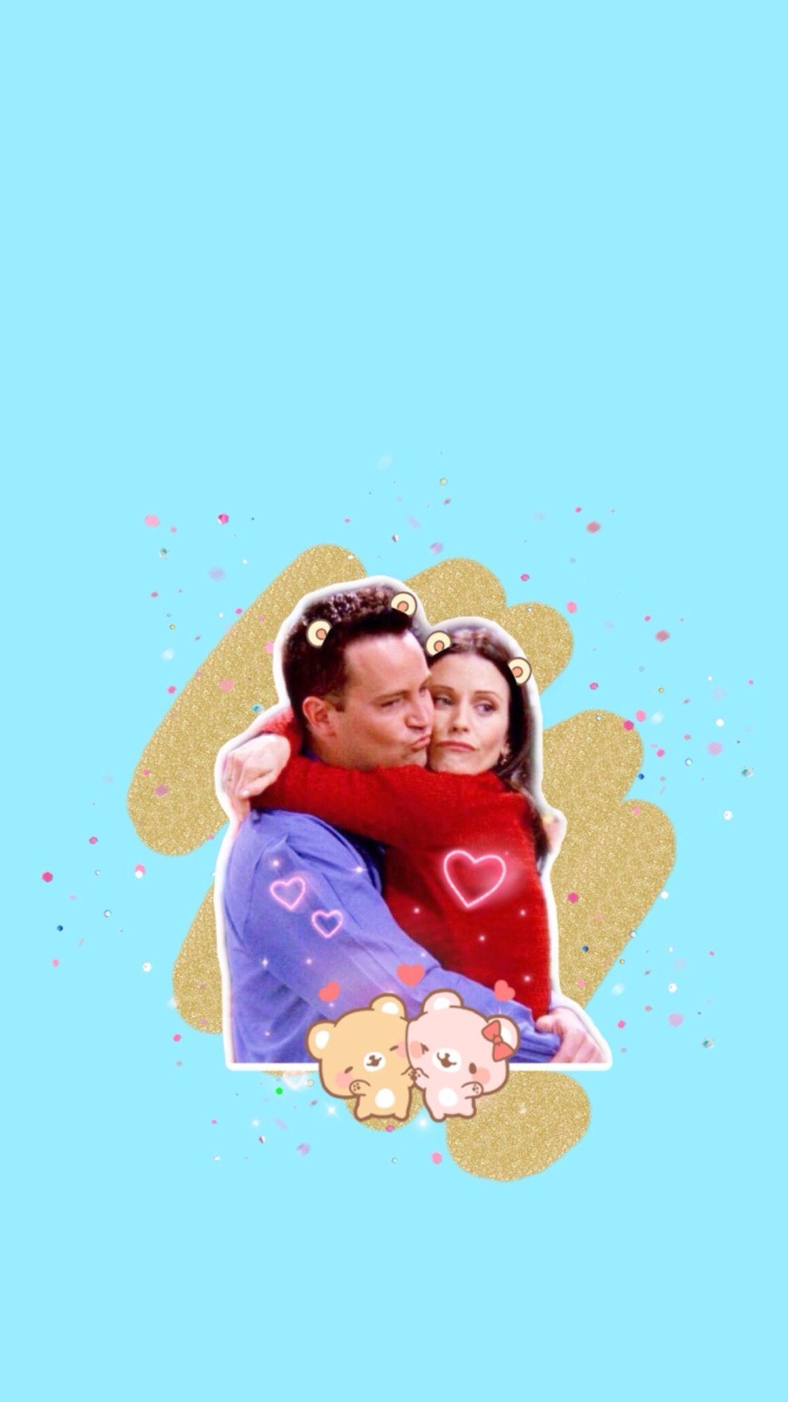 1130x2000 chandler and monica mondler wallpaper, Phone