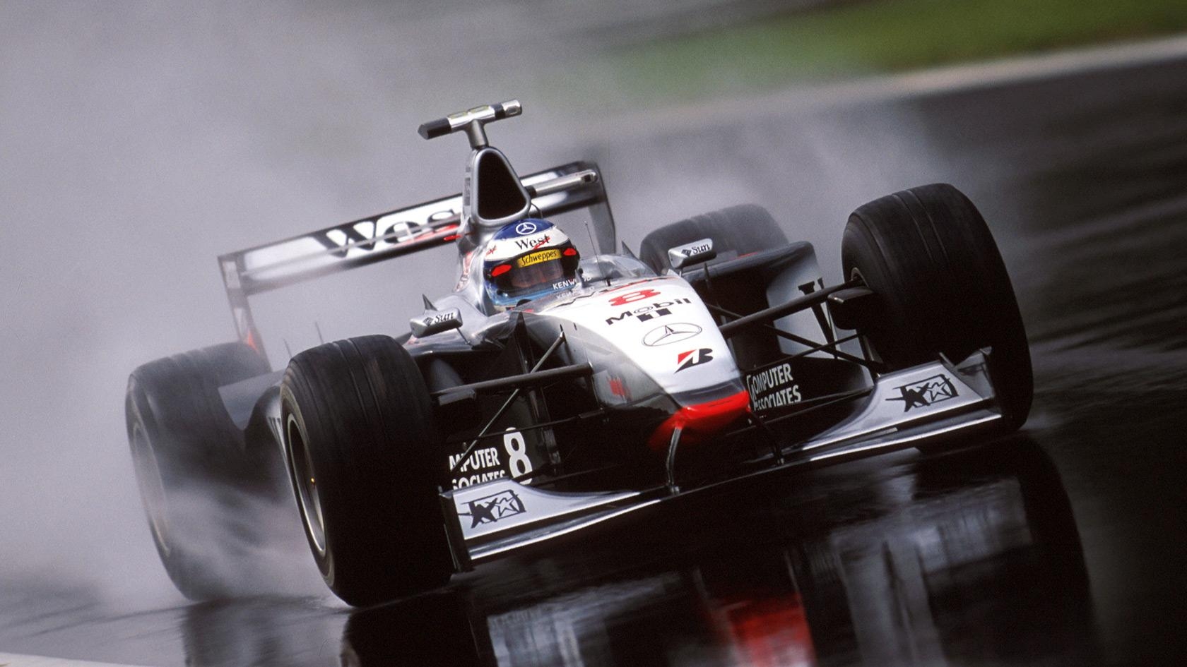 1680x950 Mika Hakkinen, McLaren, Monza, 1998 · RaceFans, Desktop