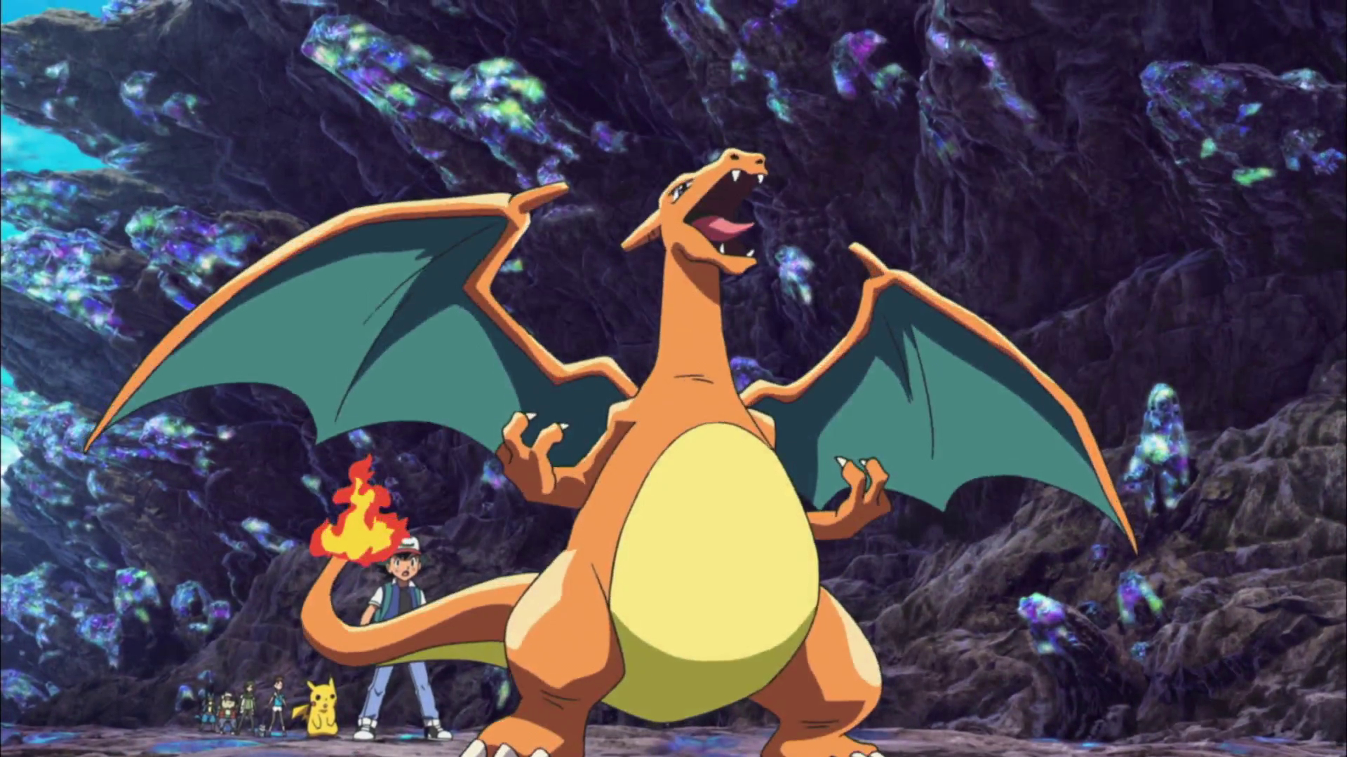 1920x1080 Ash's Charizard (MS020). Pokémon, Desktop