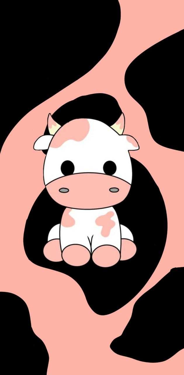 630x1280 Cow Print Wallpaper, Phone