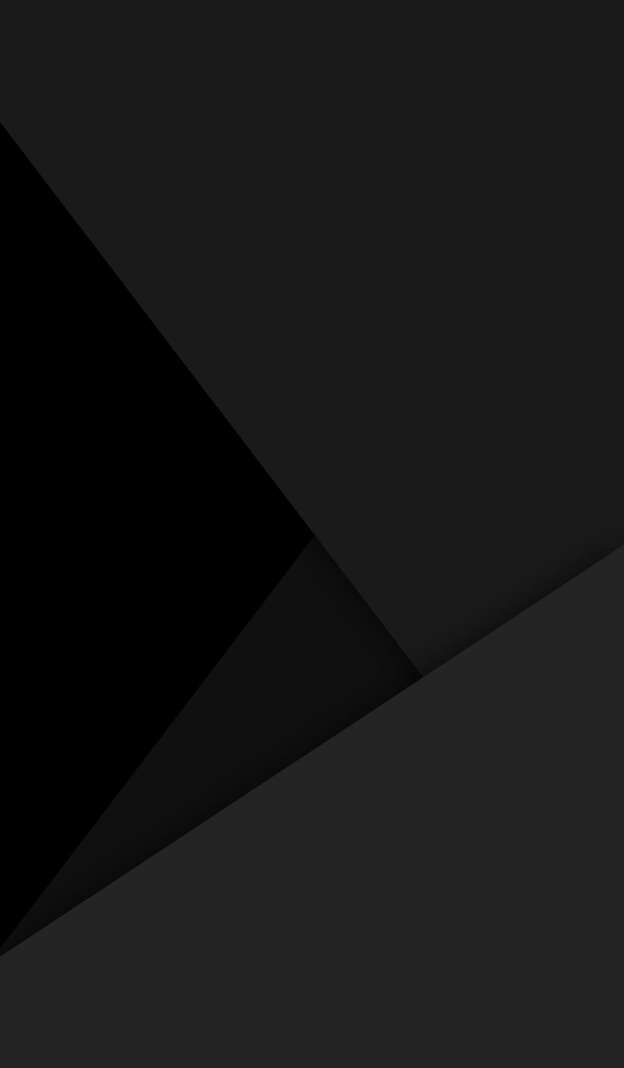 1270x2160 Pure Black Wallpaper, Phone