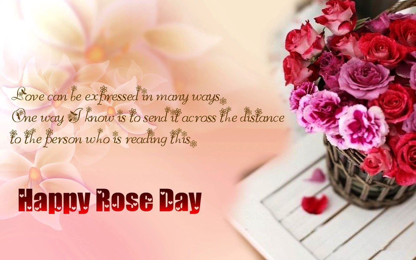 1600x1000 Happy Rose Day Wallpaper HD Download, Desktop