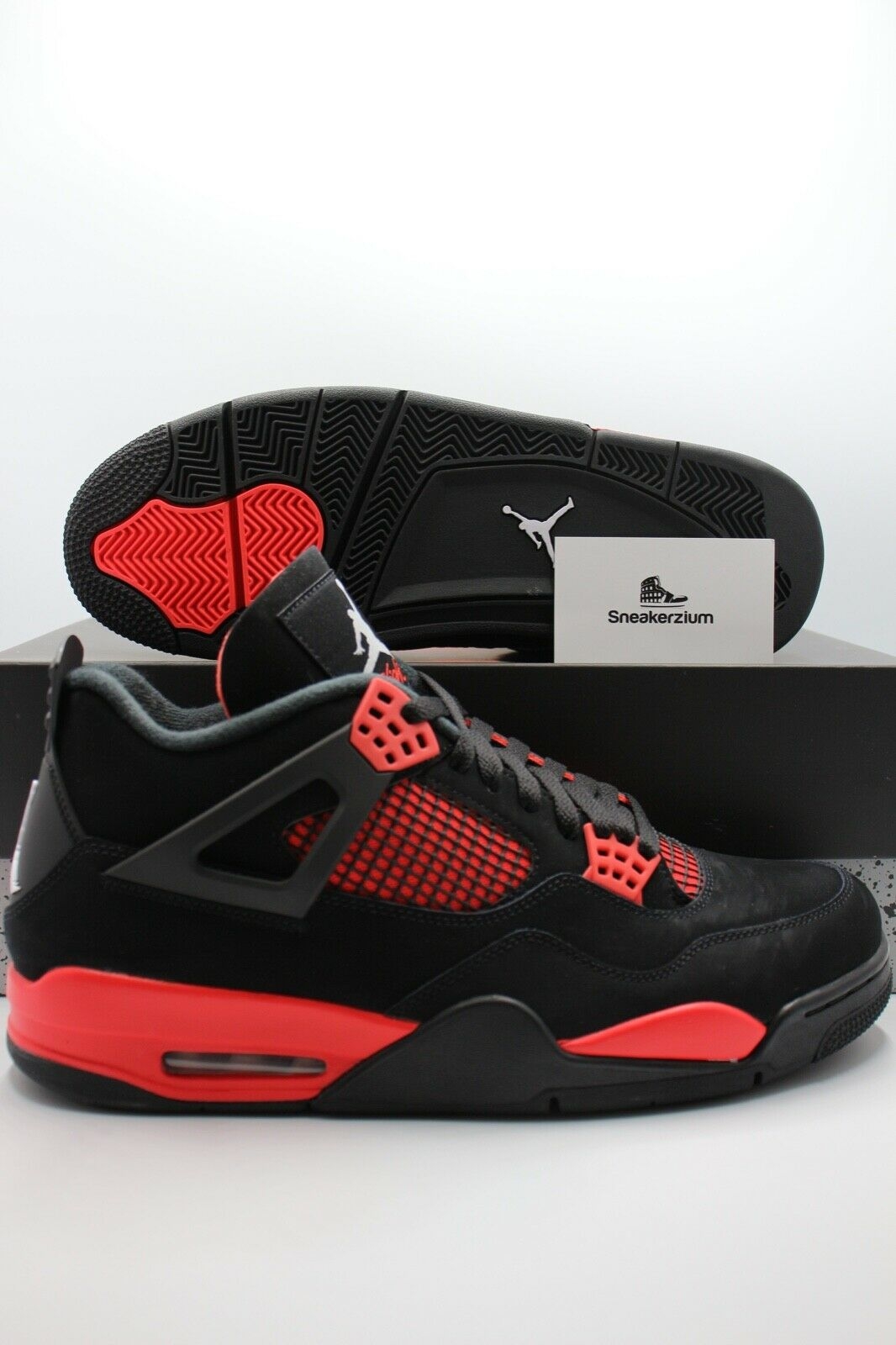 1070x1600 Nike Air Jordan 4 Red Thunder CT8527 016 Men&;s GS PS TD Sizes In Hand, Phone