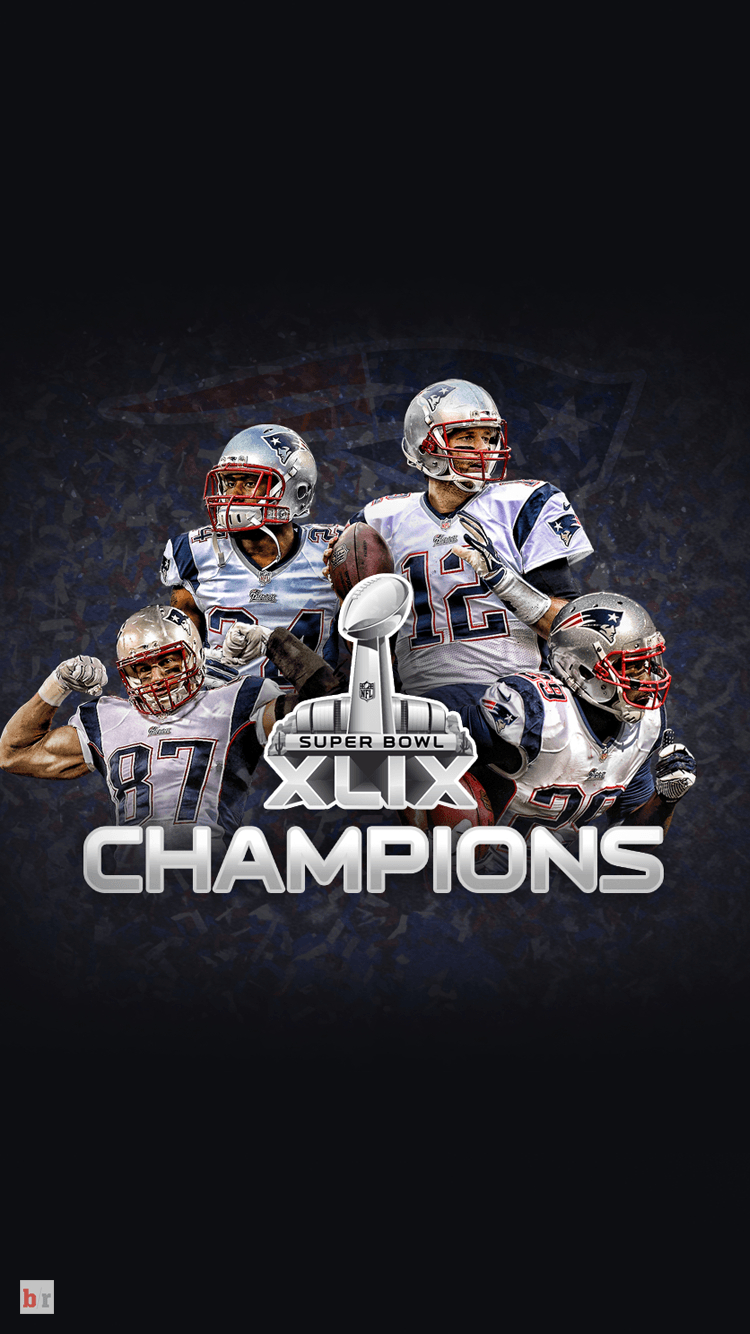 750x1340 New England Patriots Super Bowl Champion Wallpaper. Bleacher, Phone