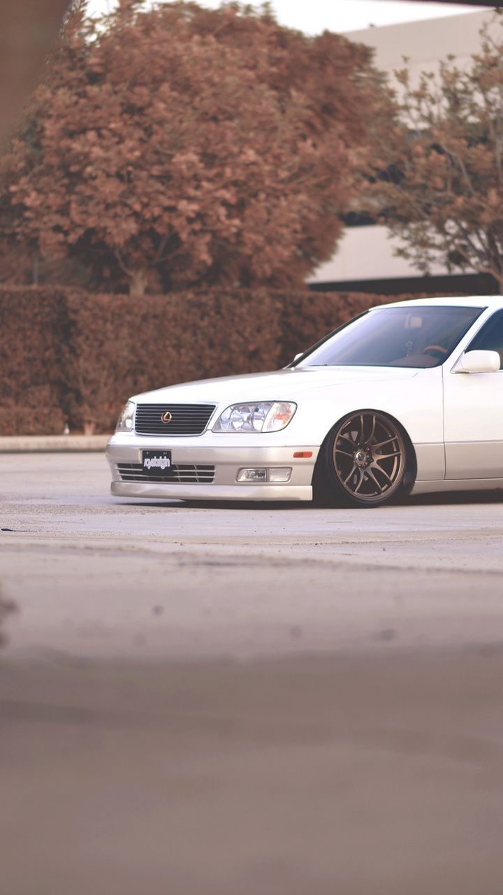 720x1280 stance, tuning, lexus, white, lexus, white, ls400 desktop, Phone